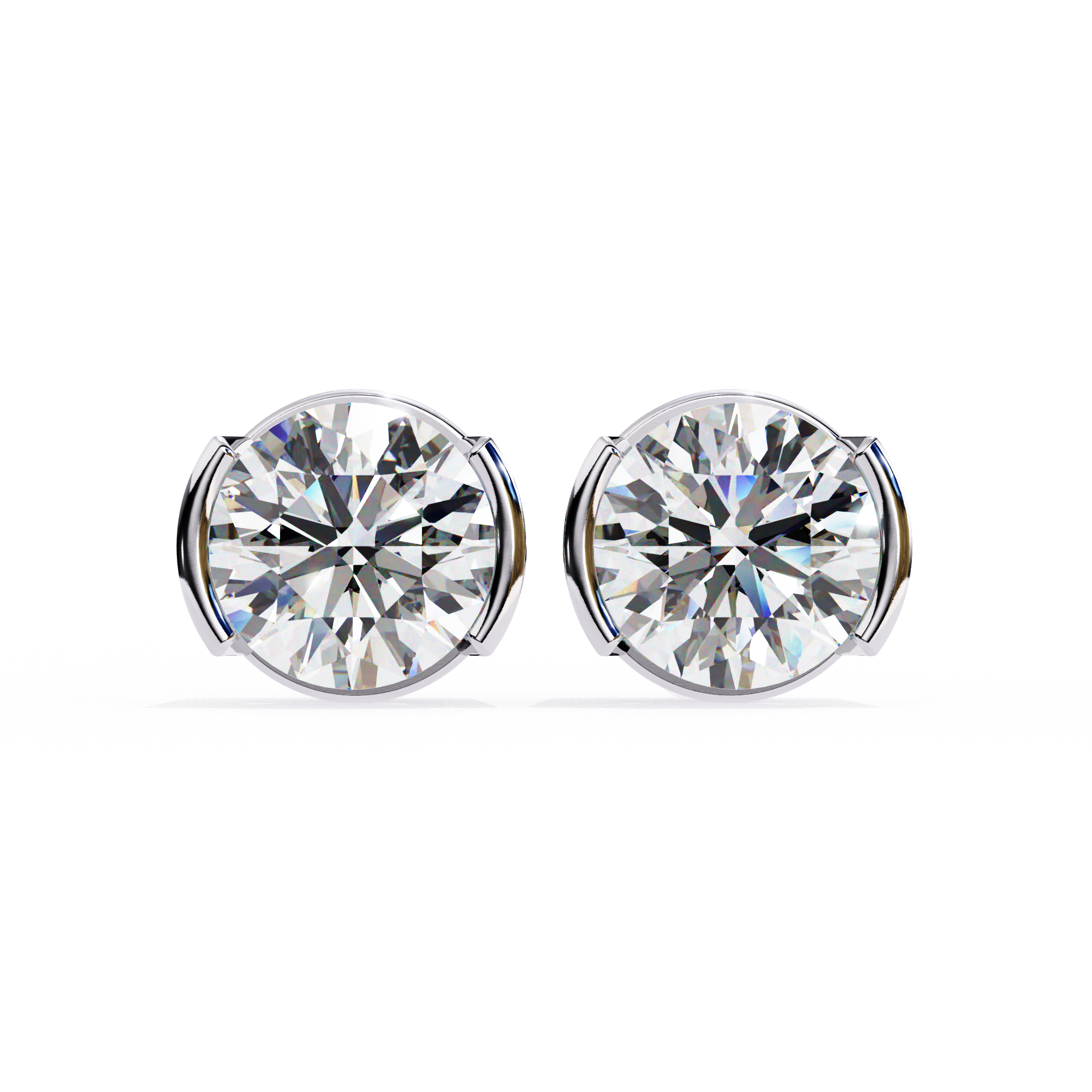 2.57CT ROUND SHAPE STUDDS