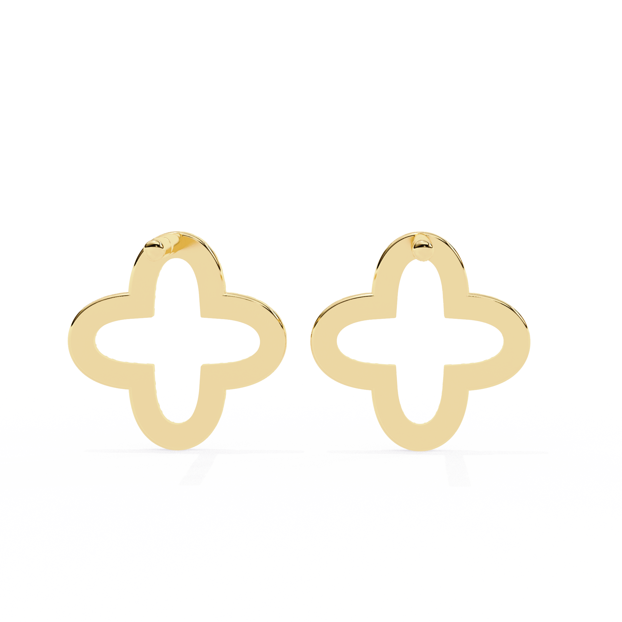 FLOWER SHAPE STUDDS