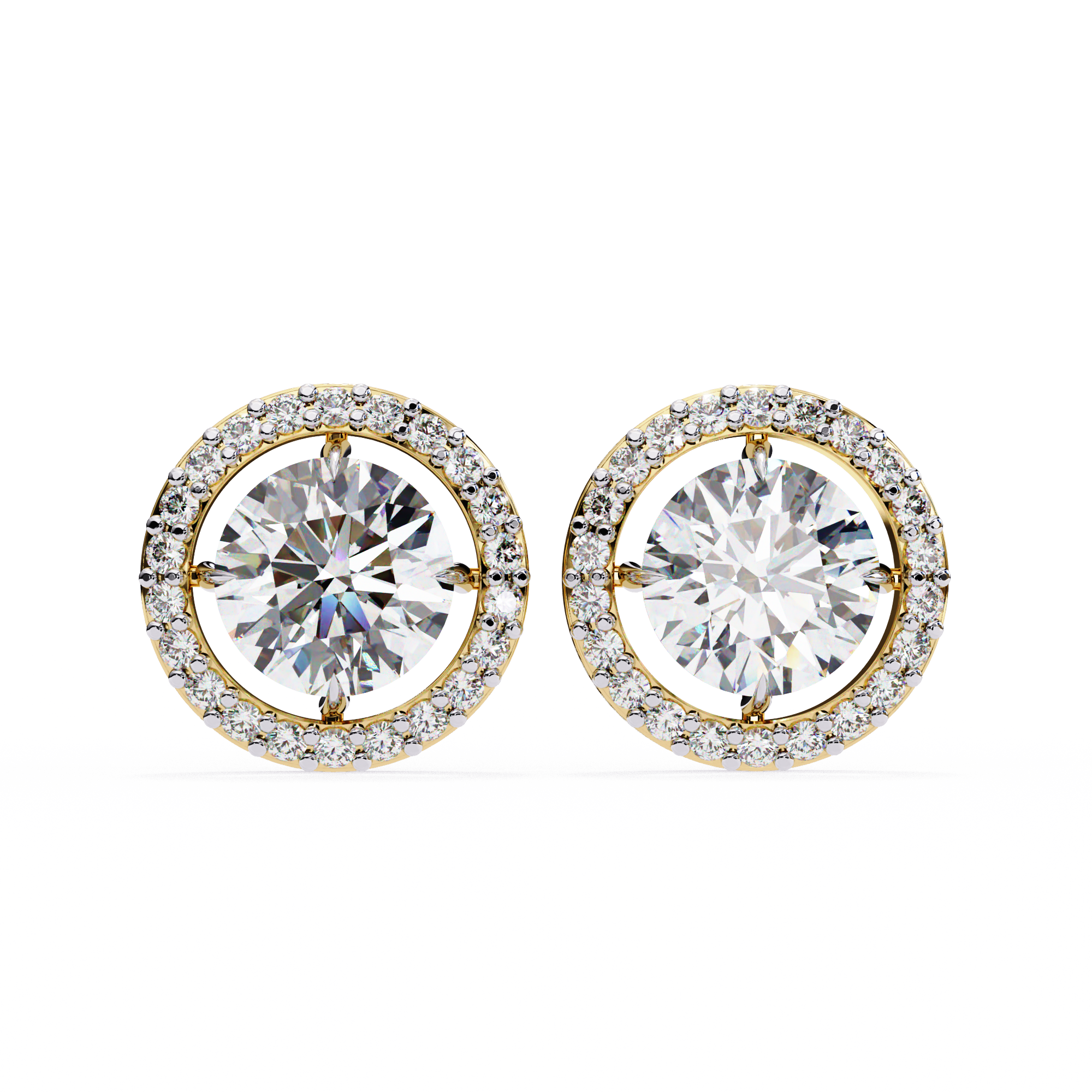 1.60CT ROUND SHAPE STUDDS