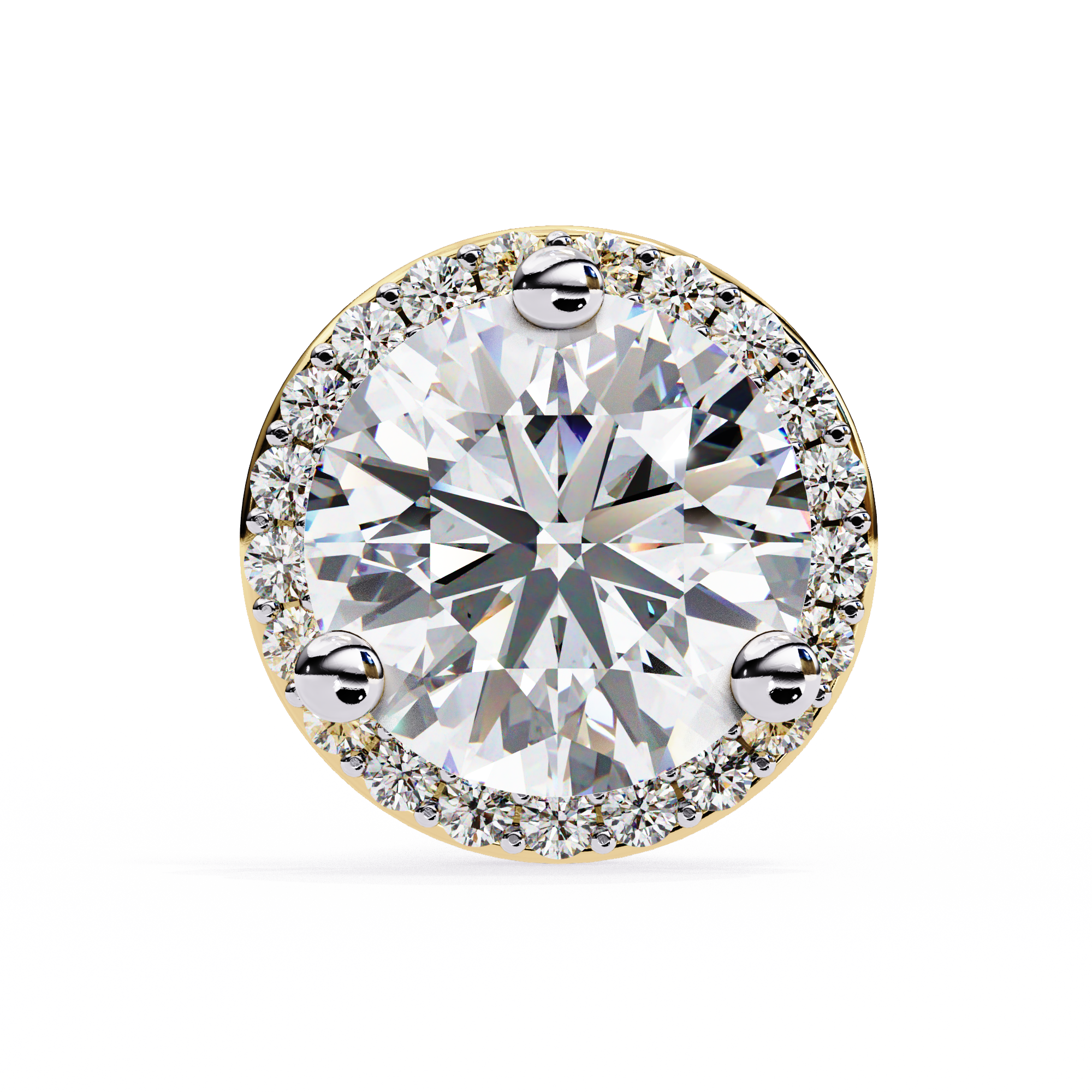 1.80CT ROUND STUDDS
