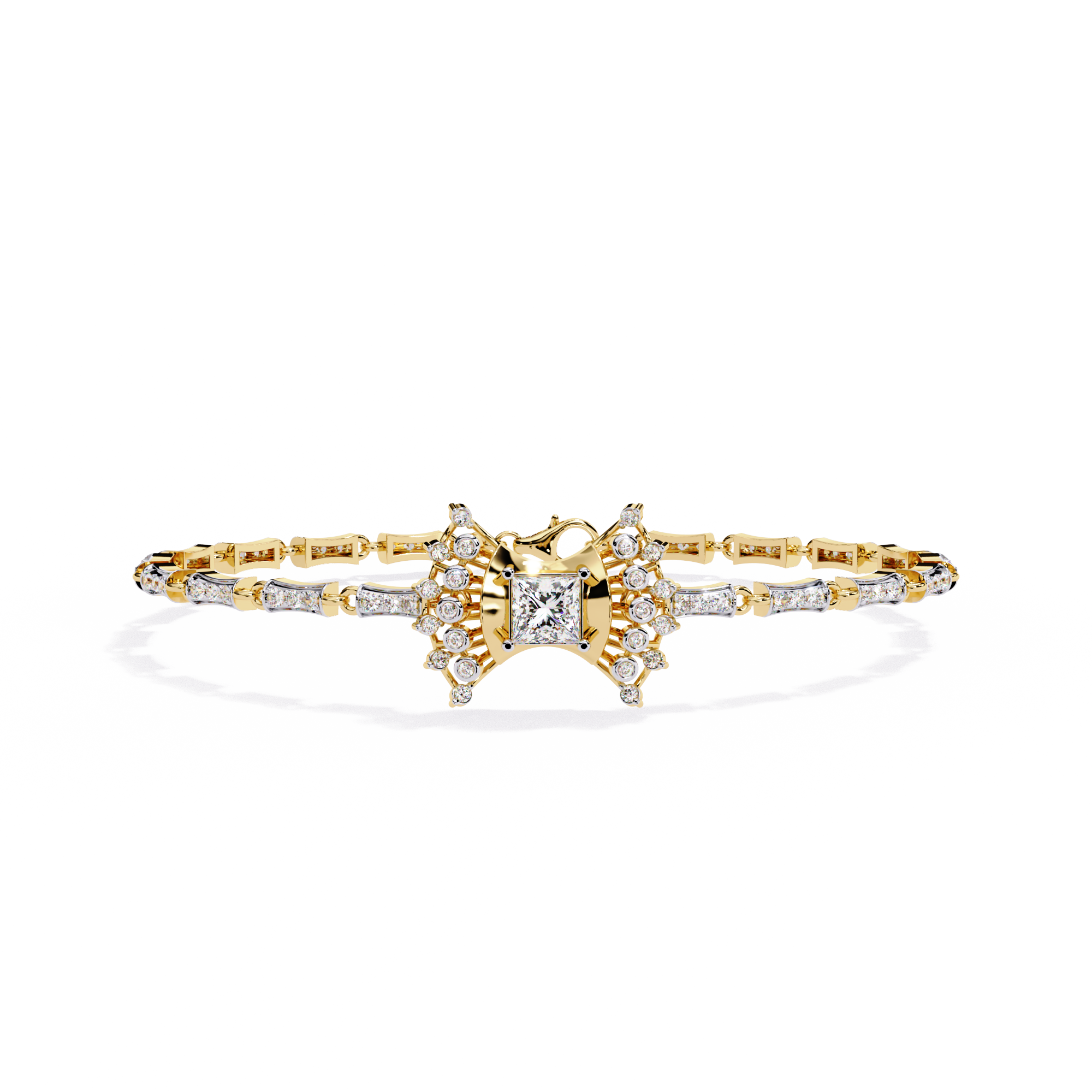 0.78CT PRINCESS BRACELET