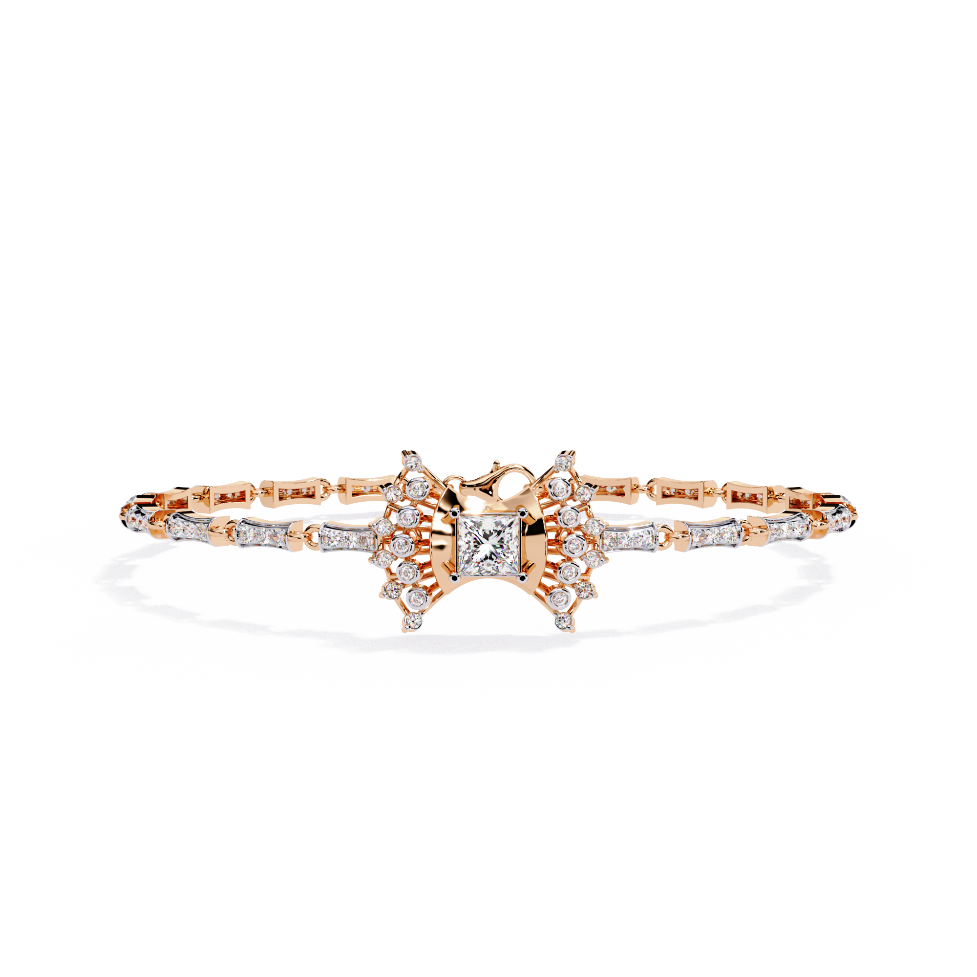 0.78CT PRINCESS BRACELET