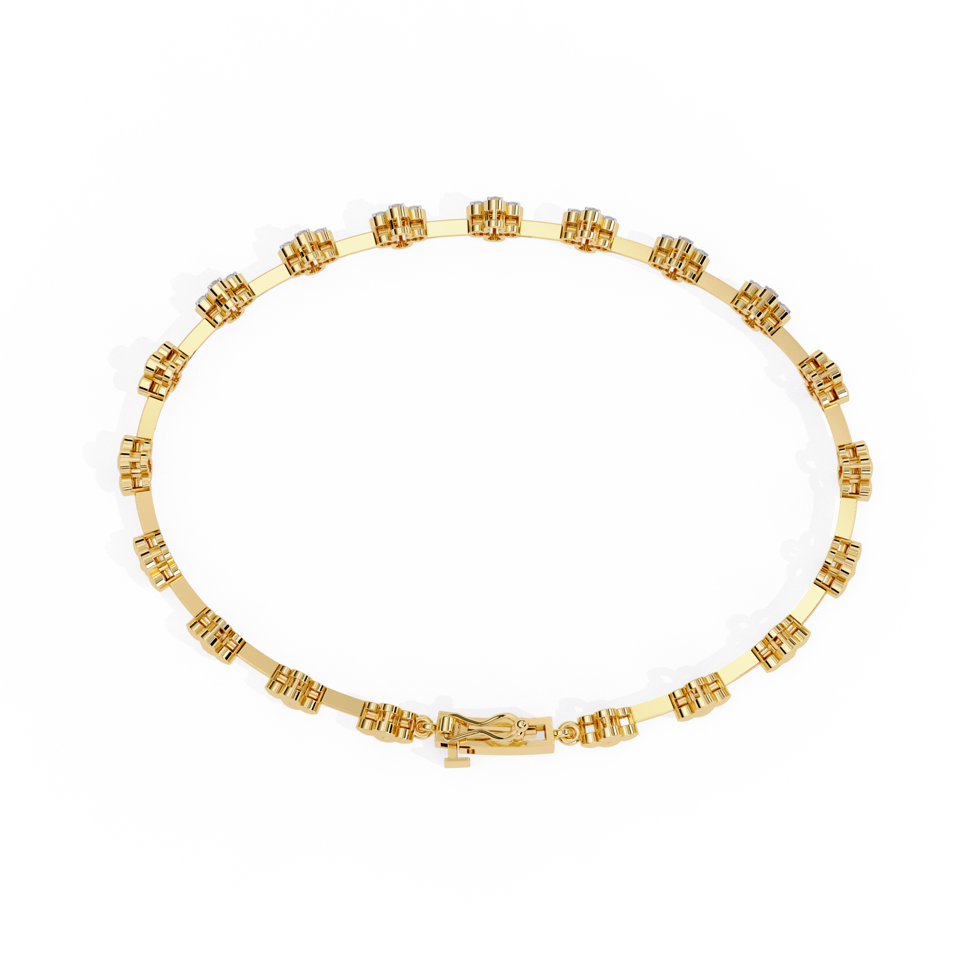 FLOWER TENNIS BRACELET