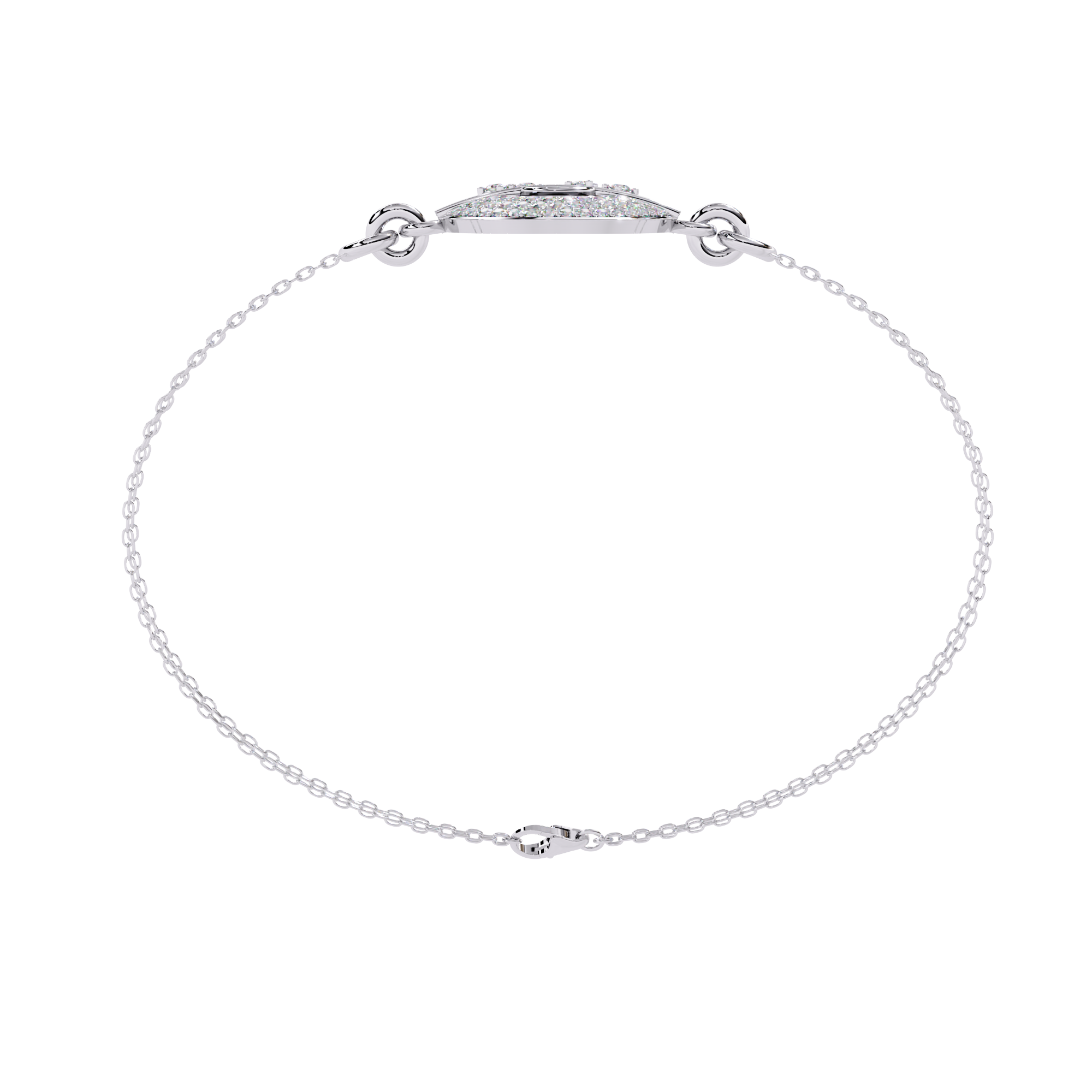 ROUND DIAMOND CHAIN BRACELET
