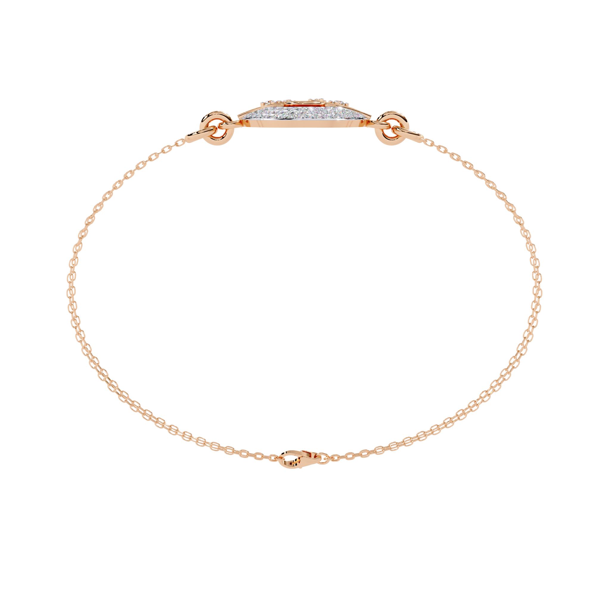 ROUND DIAMOND CHAIN BRACELET