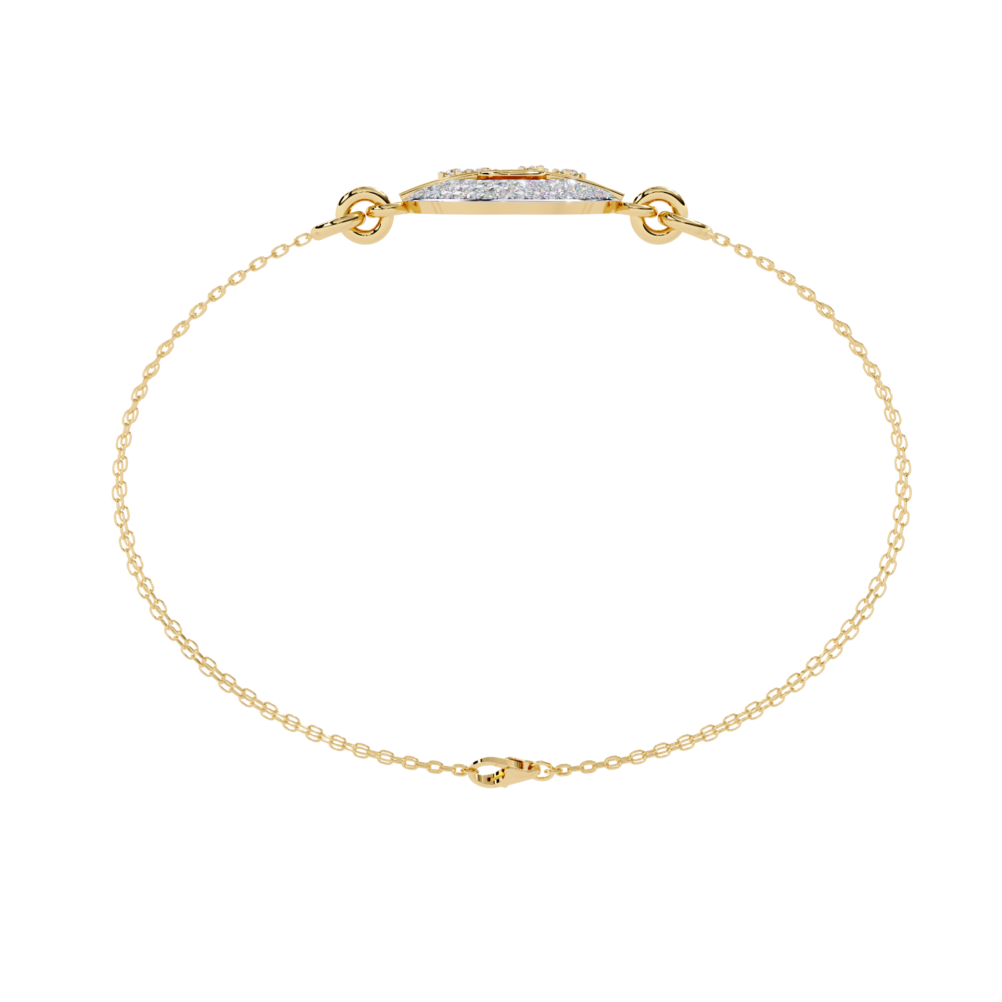 ROUND DIAMOND CHAIN BRACELET