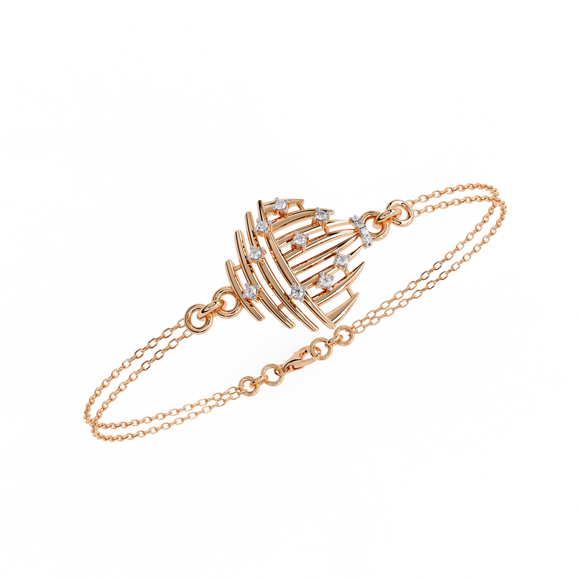 0.13CT CHAIN BRACELET