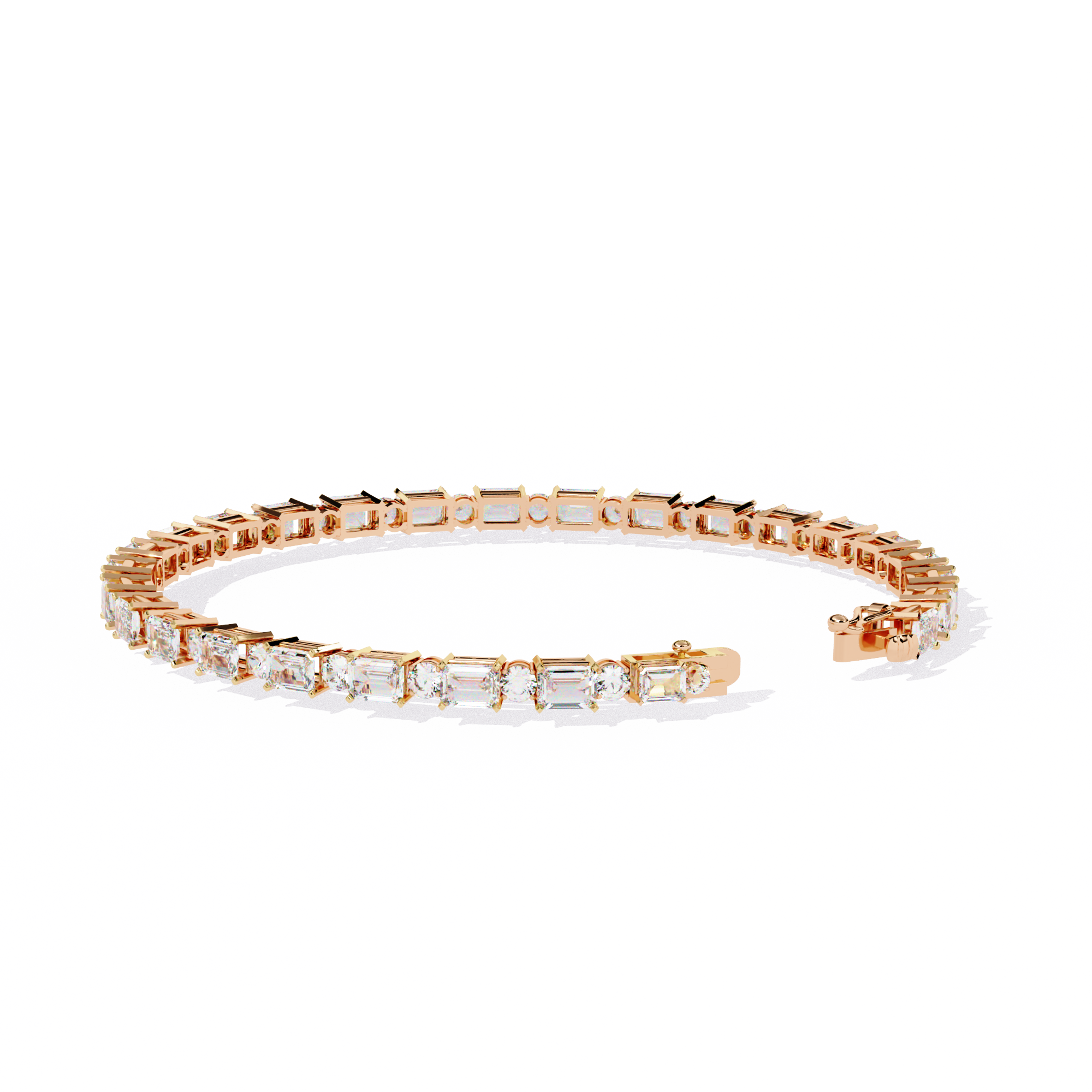 MIX CUT TENNIS BRACELET