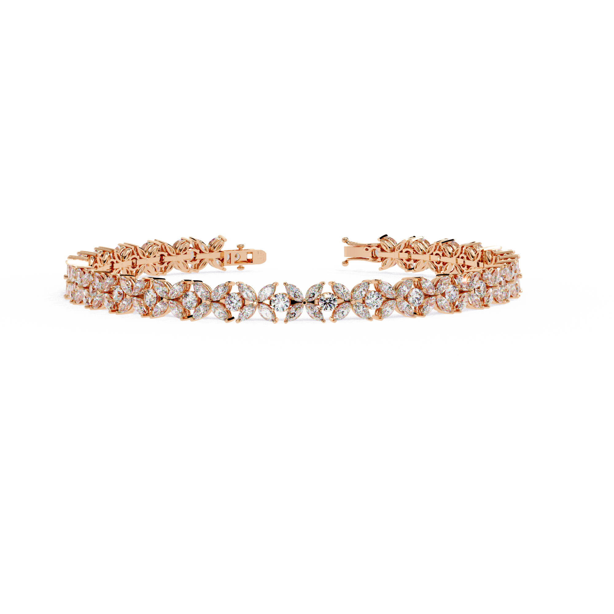 MARQUISE MIX CUT BRACELET