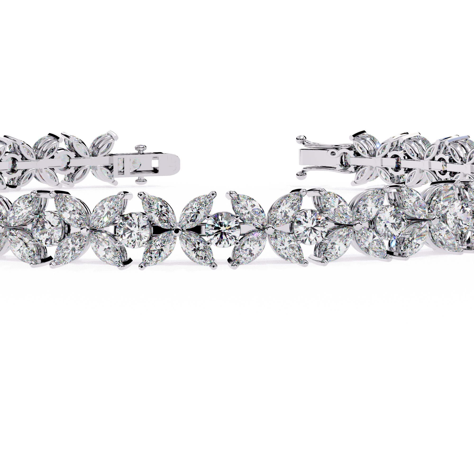 MARQUISE MIX CUT BRACELET
