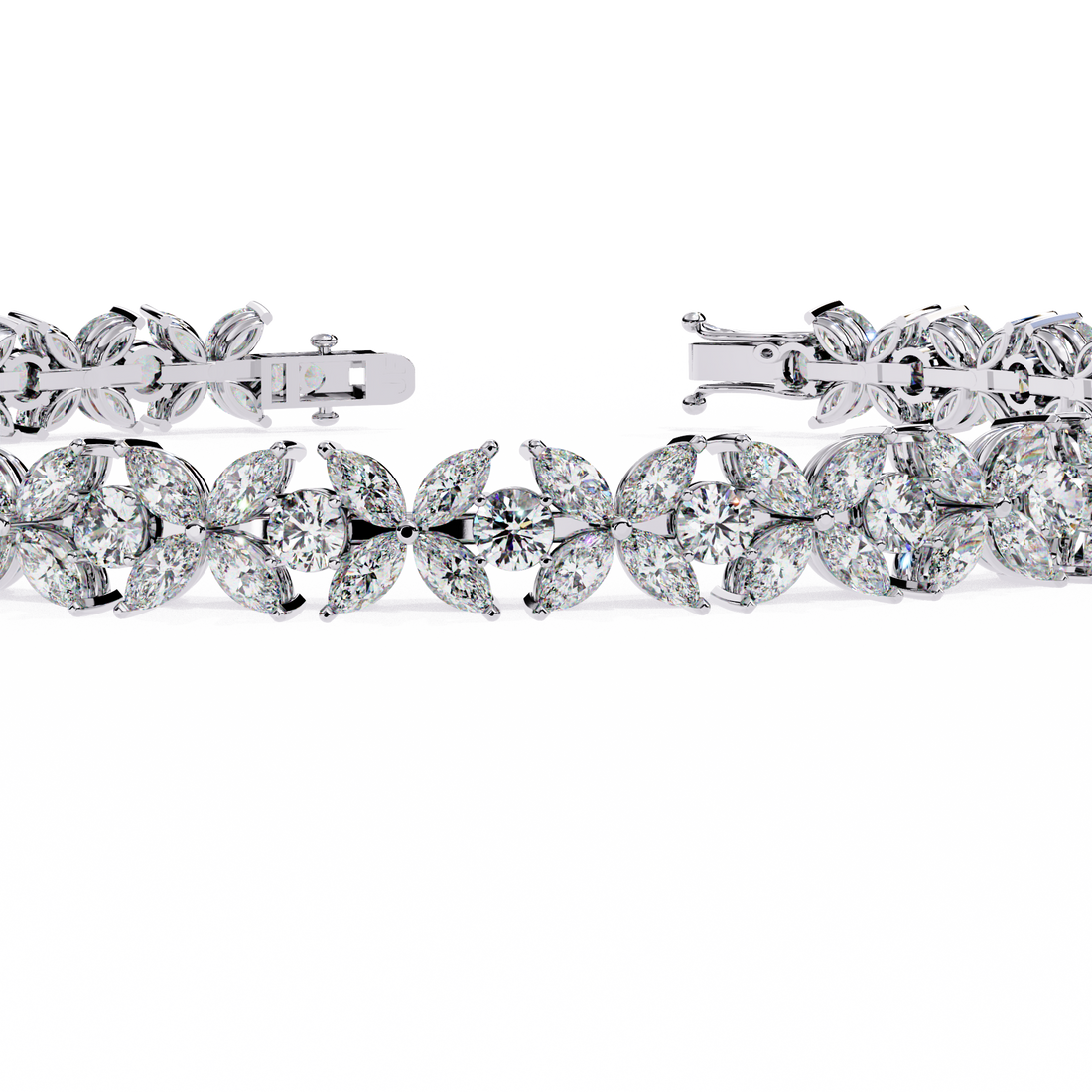 MARQUISE MIX CUT BRACELET