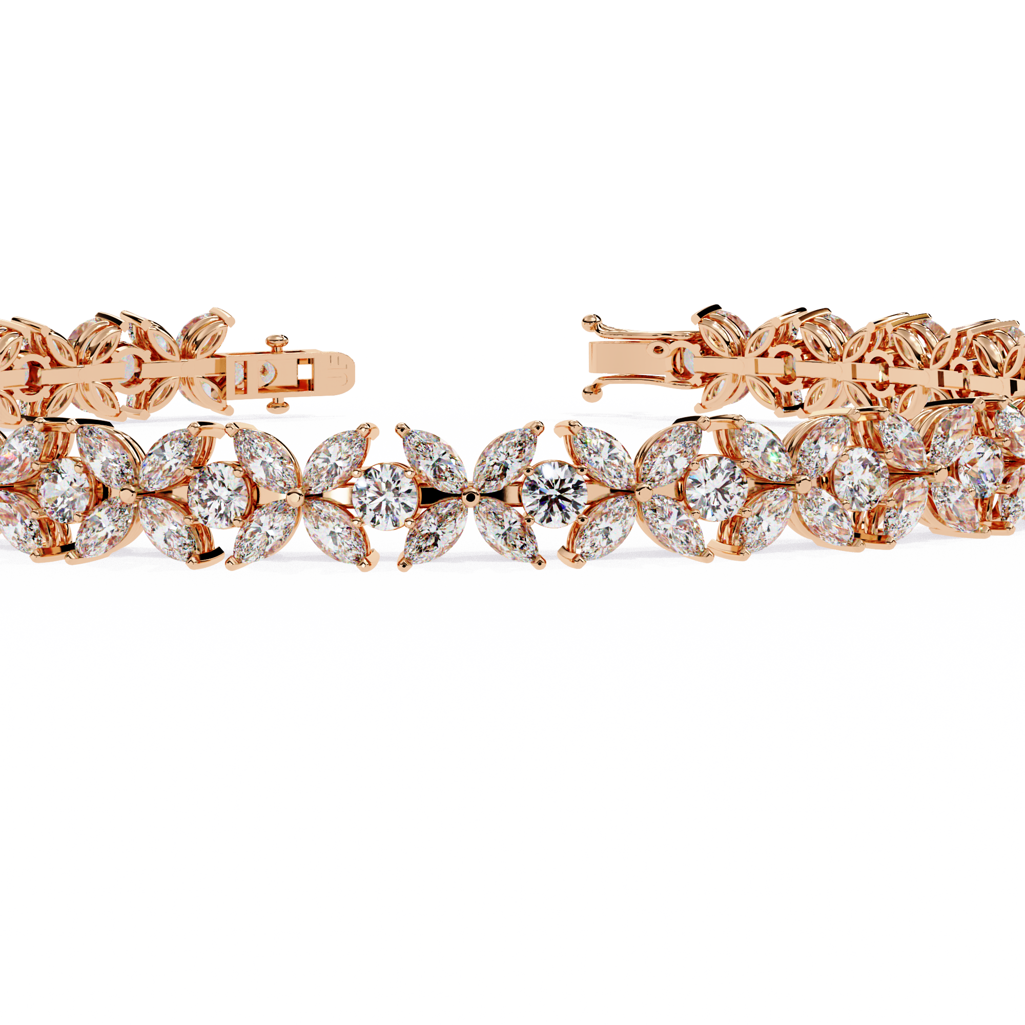 MARQUISE MIX CUT BRACELET