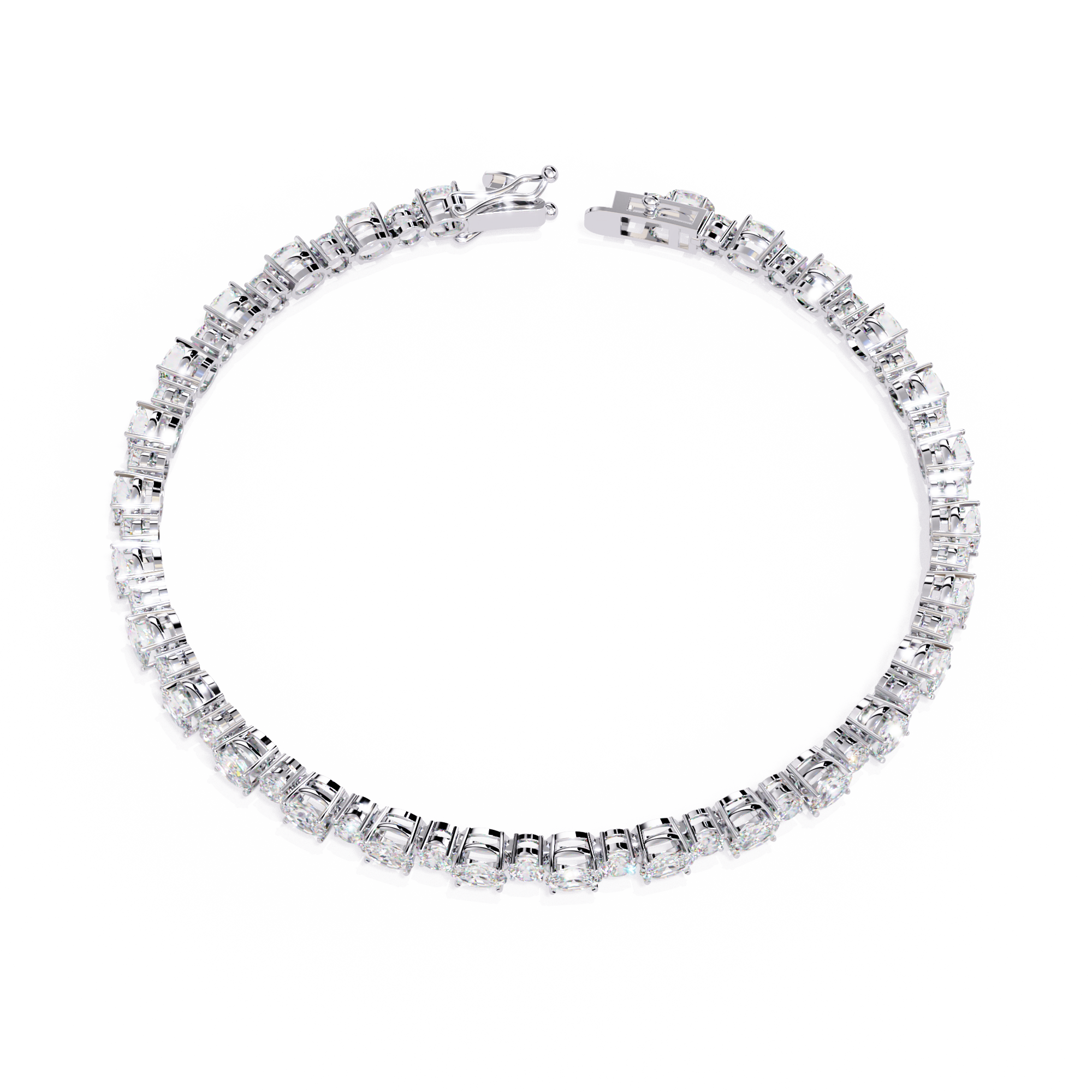 OVAL MIX CUT BRACELET