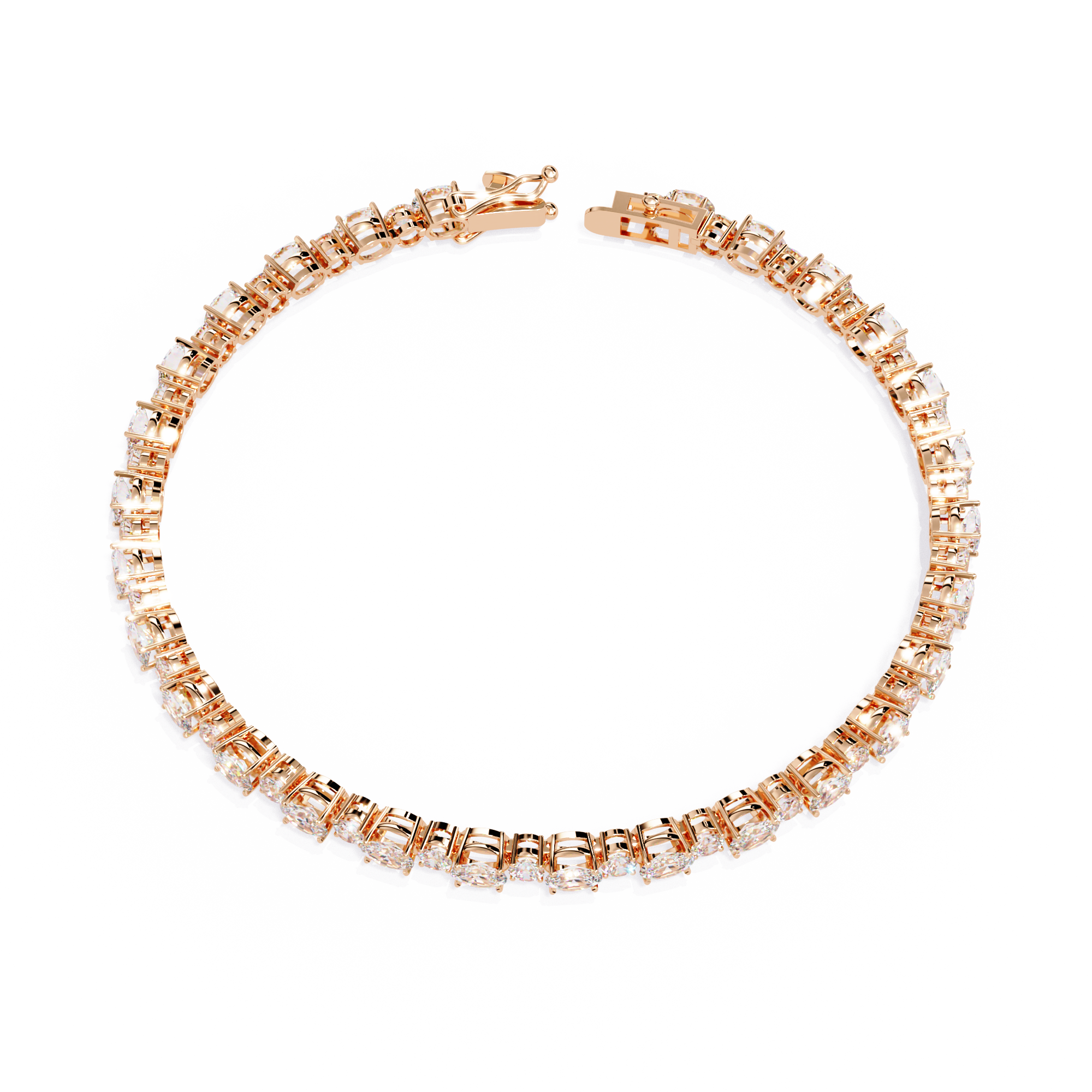 OVAL MIX CUT BRACELET