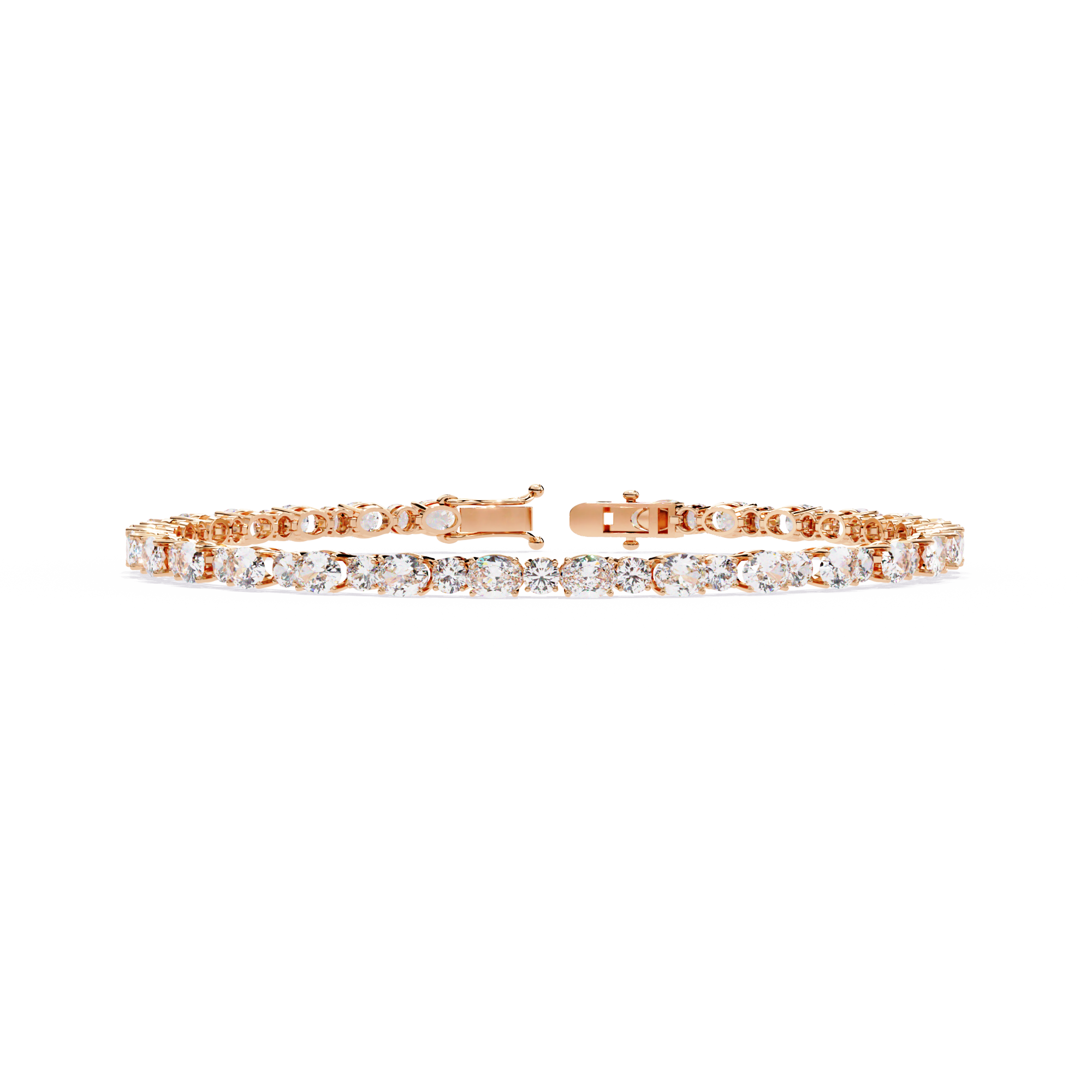 OVAL MIX CUT BRACELET