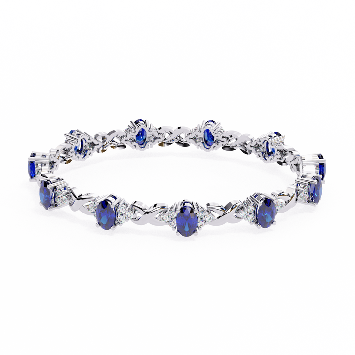 0.38CT BLUE COLORSTONE BRACELET