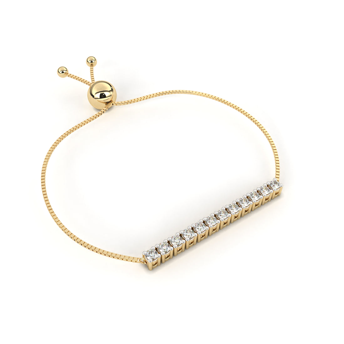 0.03CT CHAIN BRACELET