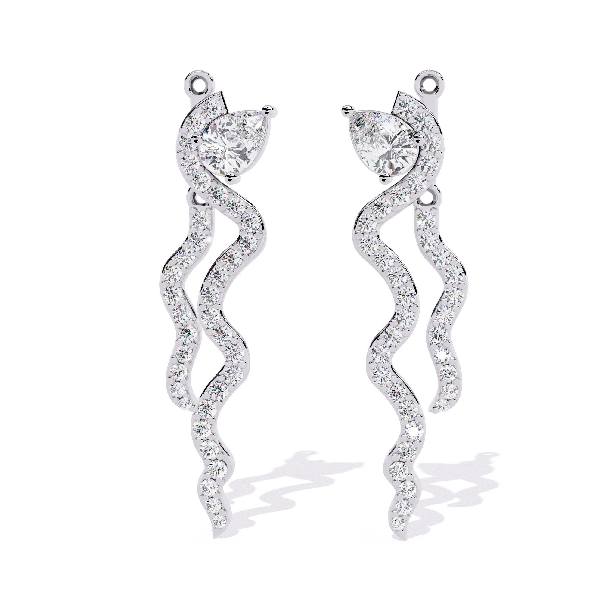 SPARKLING DANGLE EARRINGS