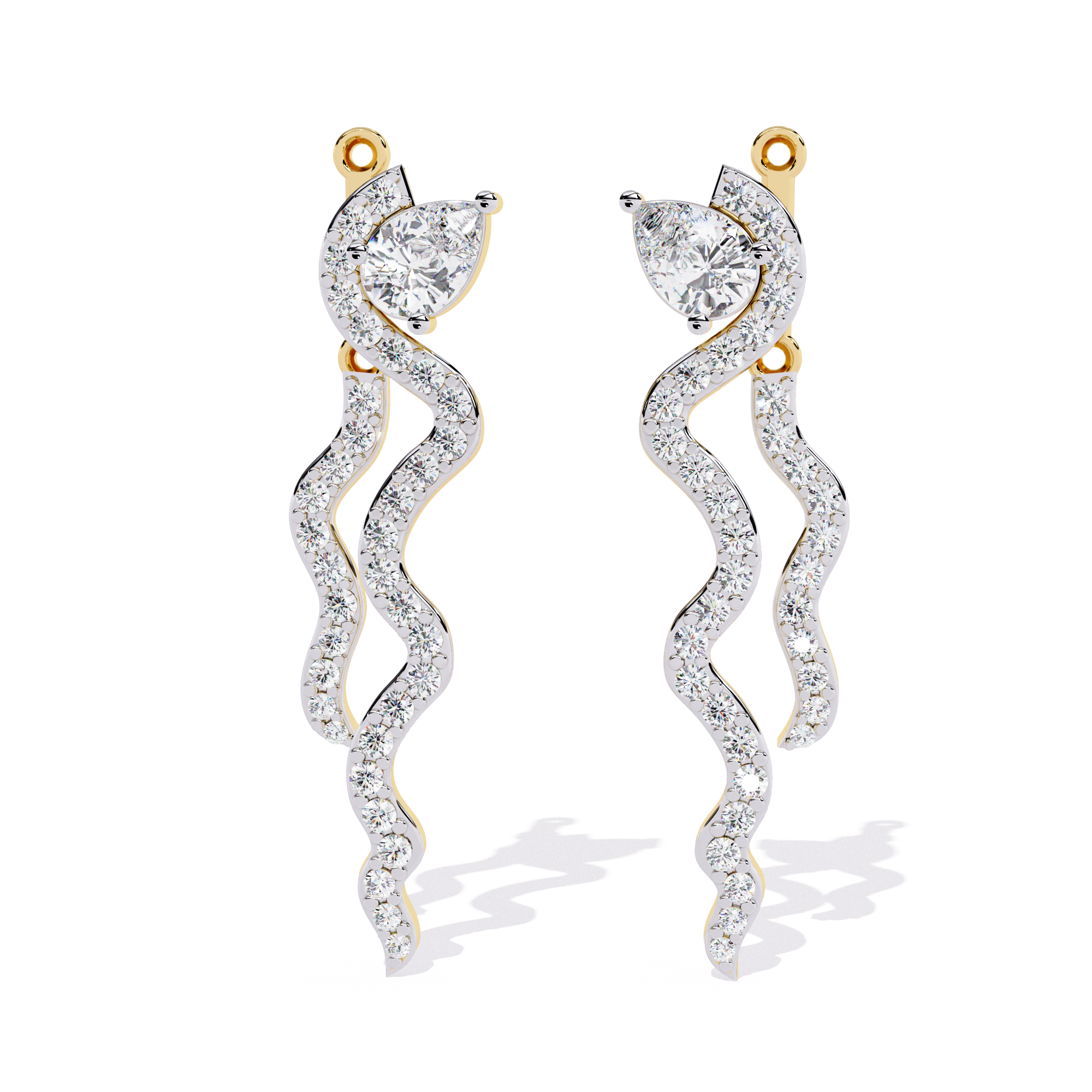 SPARKLING DANGLE EARRINGS