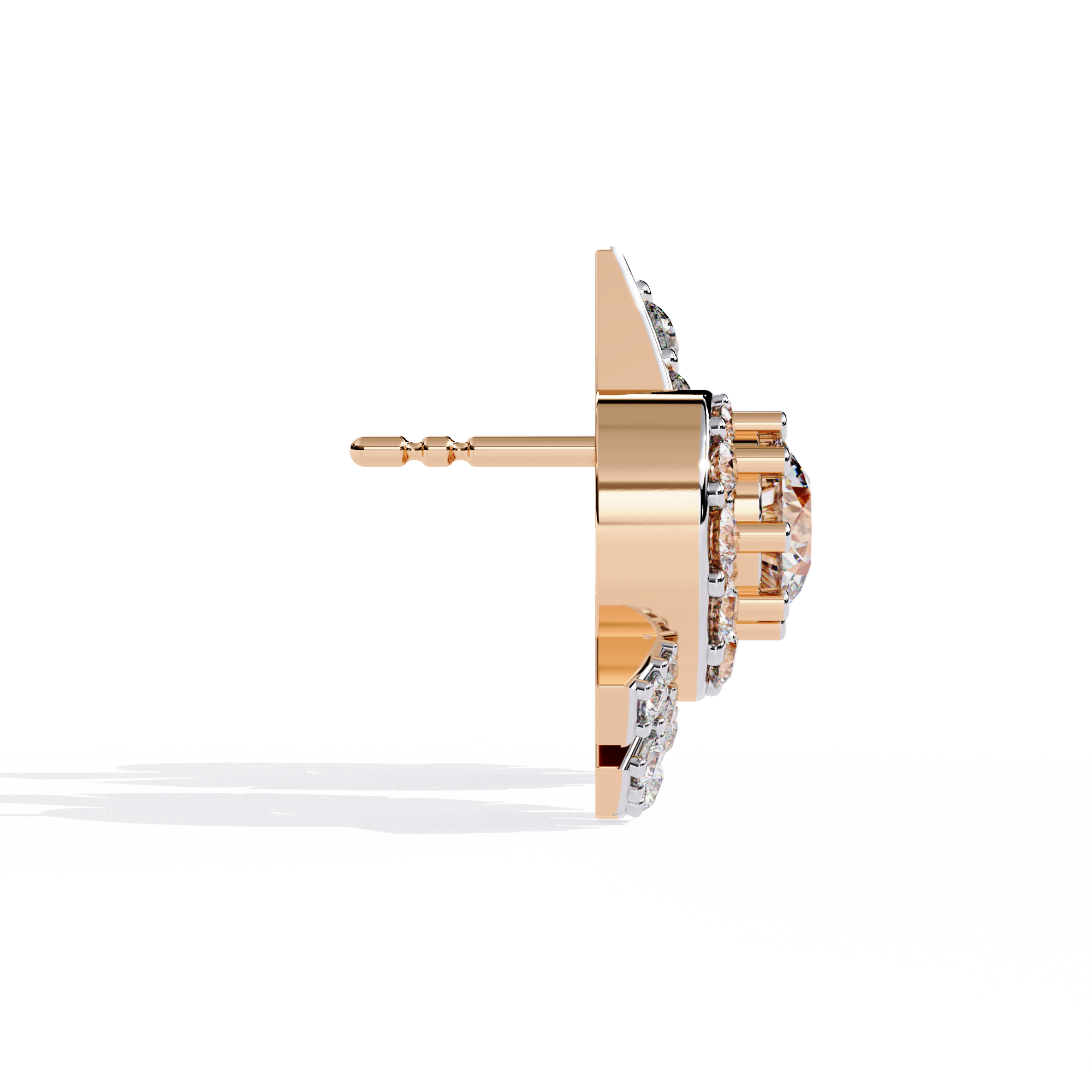 CLUSTER ROUND EARRING