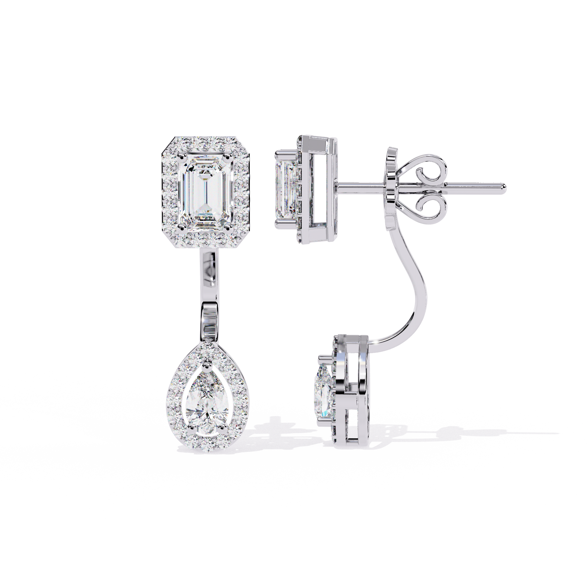 TWINTED DIAMOND AFFECTION EARRING