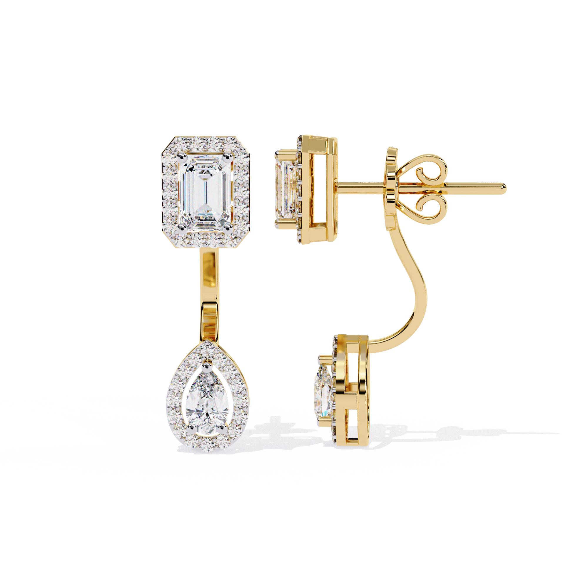TWINTED DIAMOND AFFECTION EARRING
