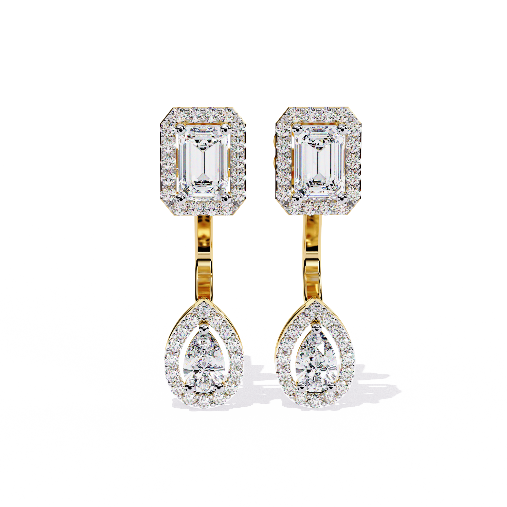 TWINTED DIAMOND AFFECTION EARRING