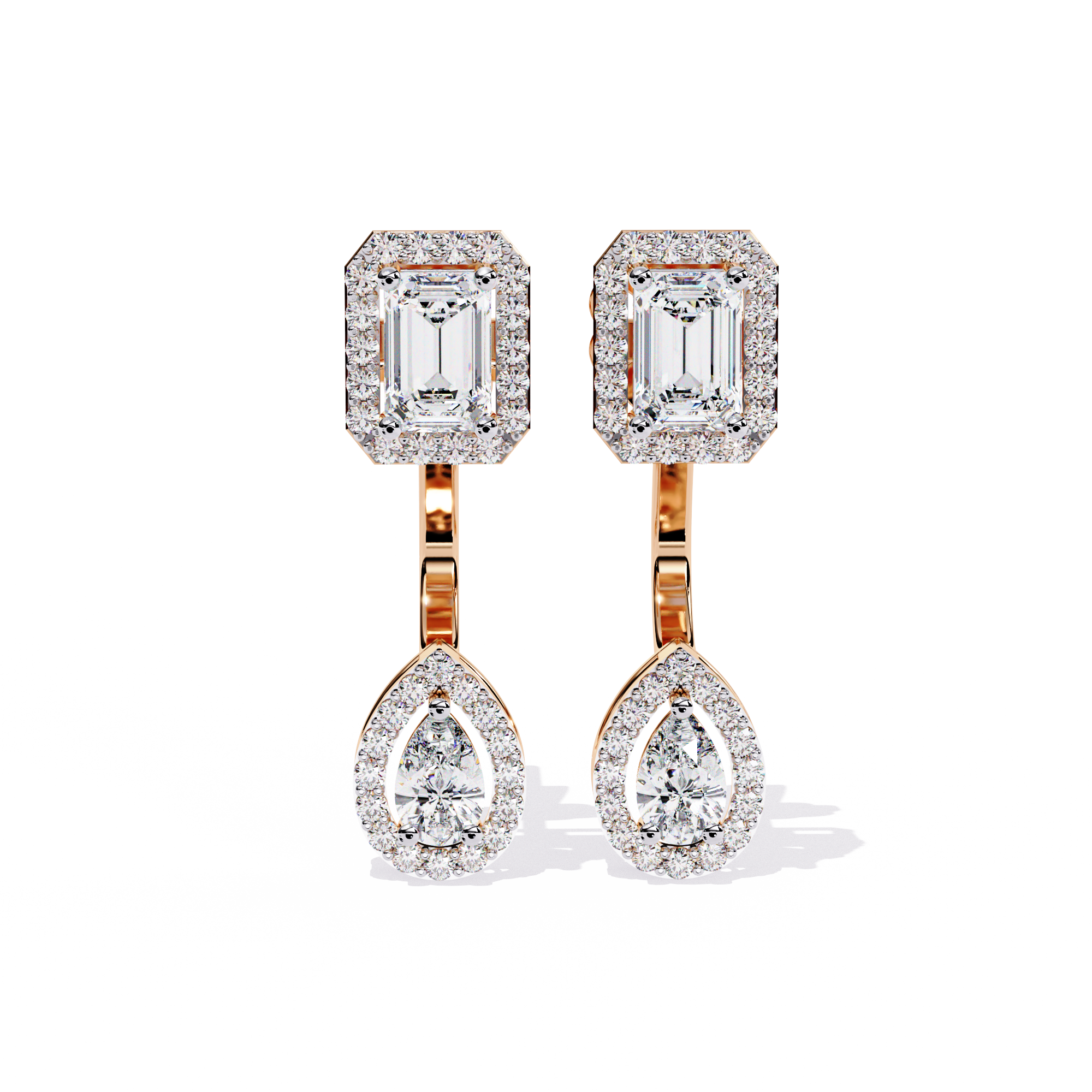TWINTED DIAMOND AFFECTION EARRING