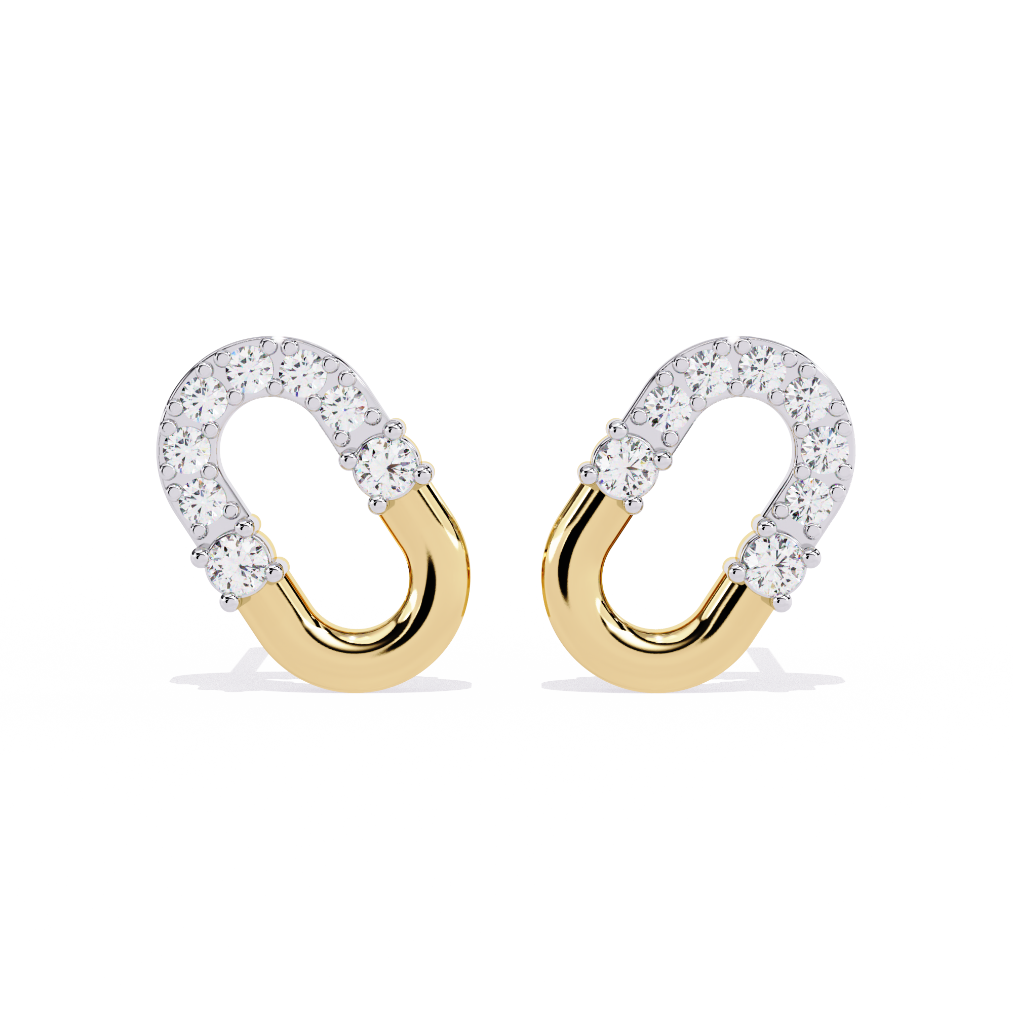 OVAL LINK EARRING
