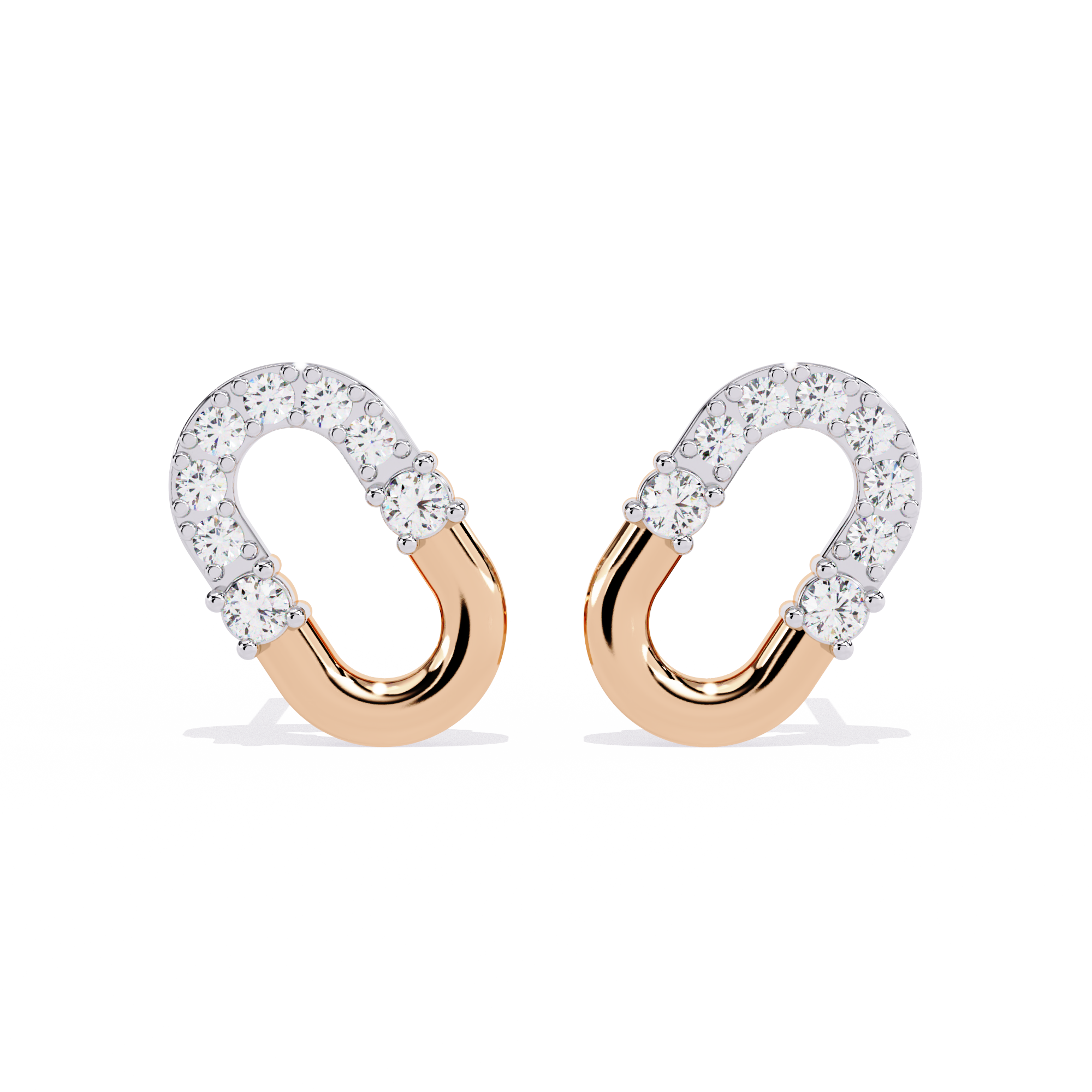 OVAL LINK EARRING