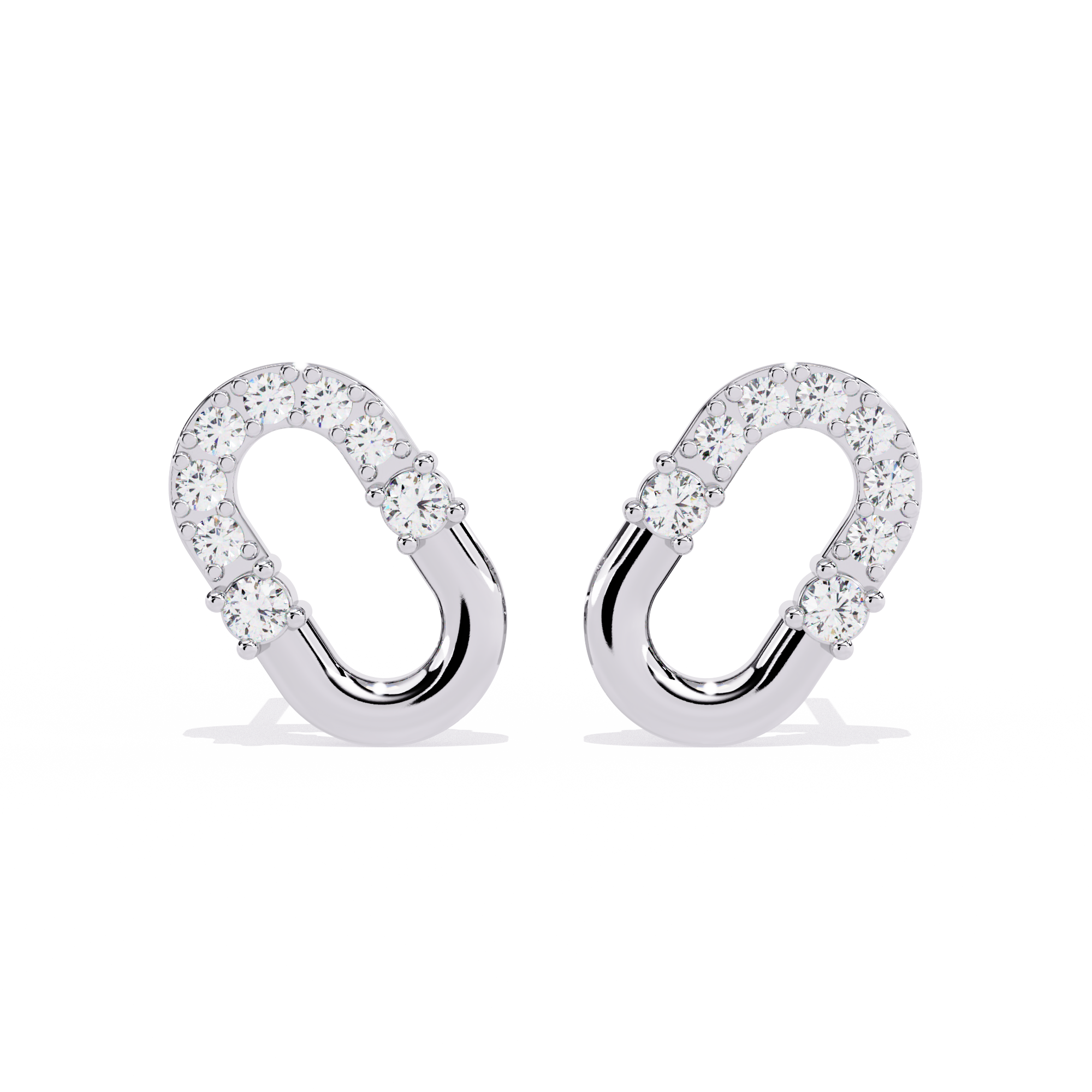OVAL LINK EARRING