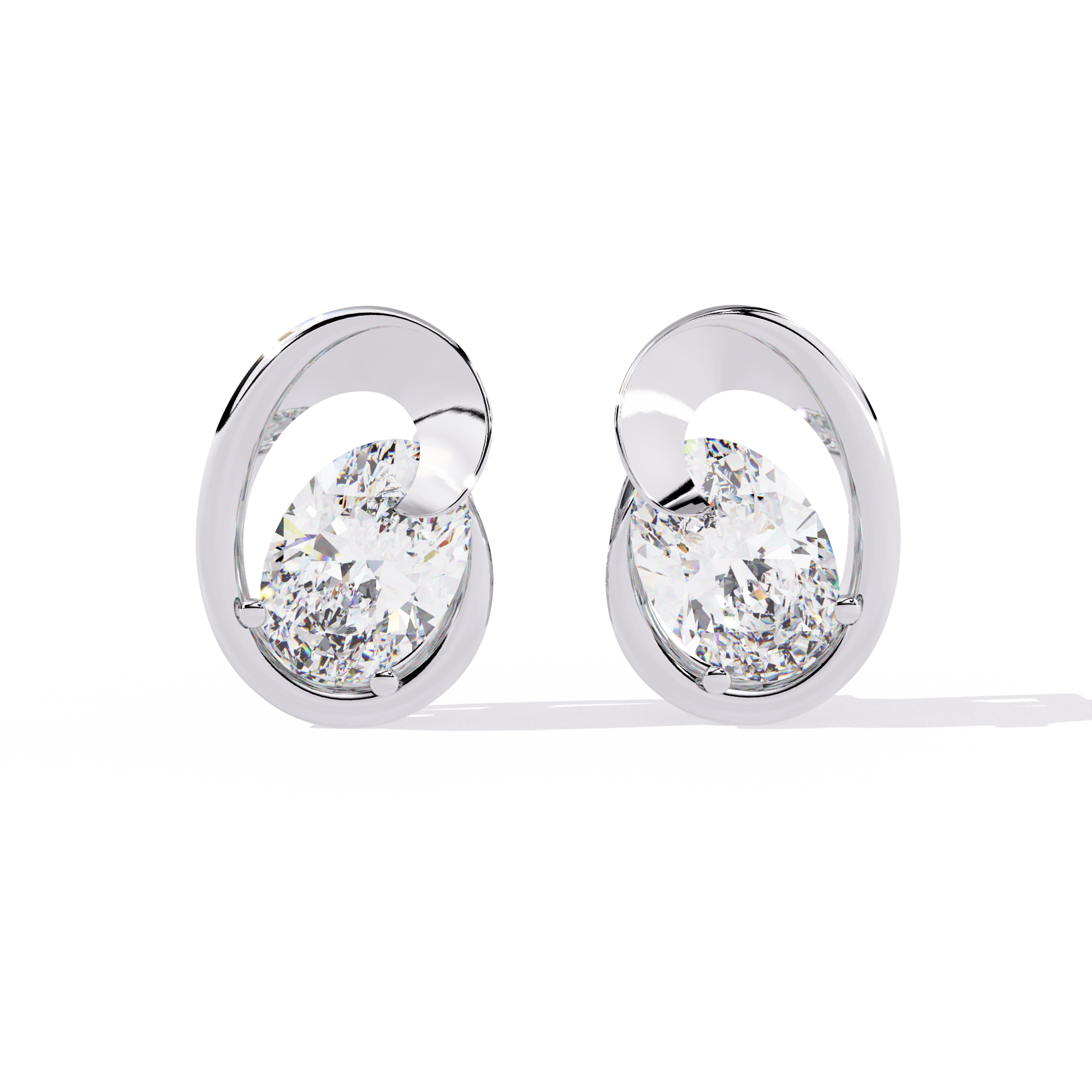 1.30CT ROUND STUDS