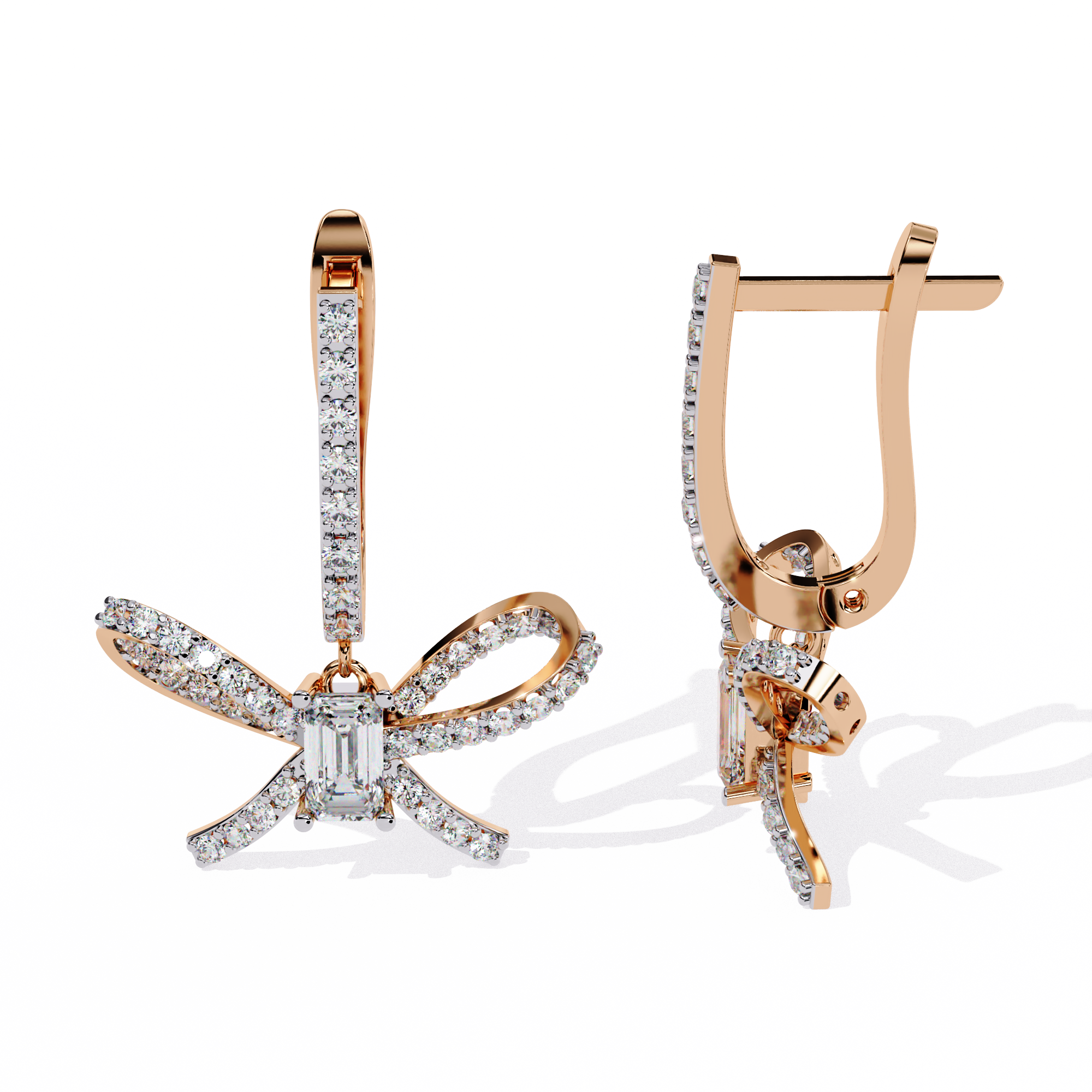 DIAMOND BUTTERFLY EARRING