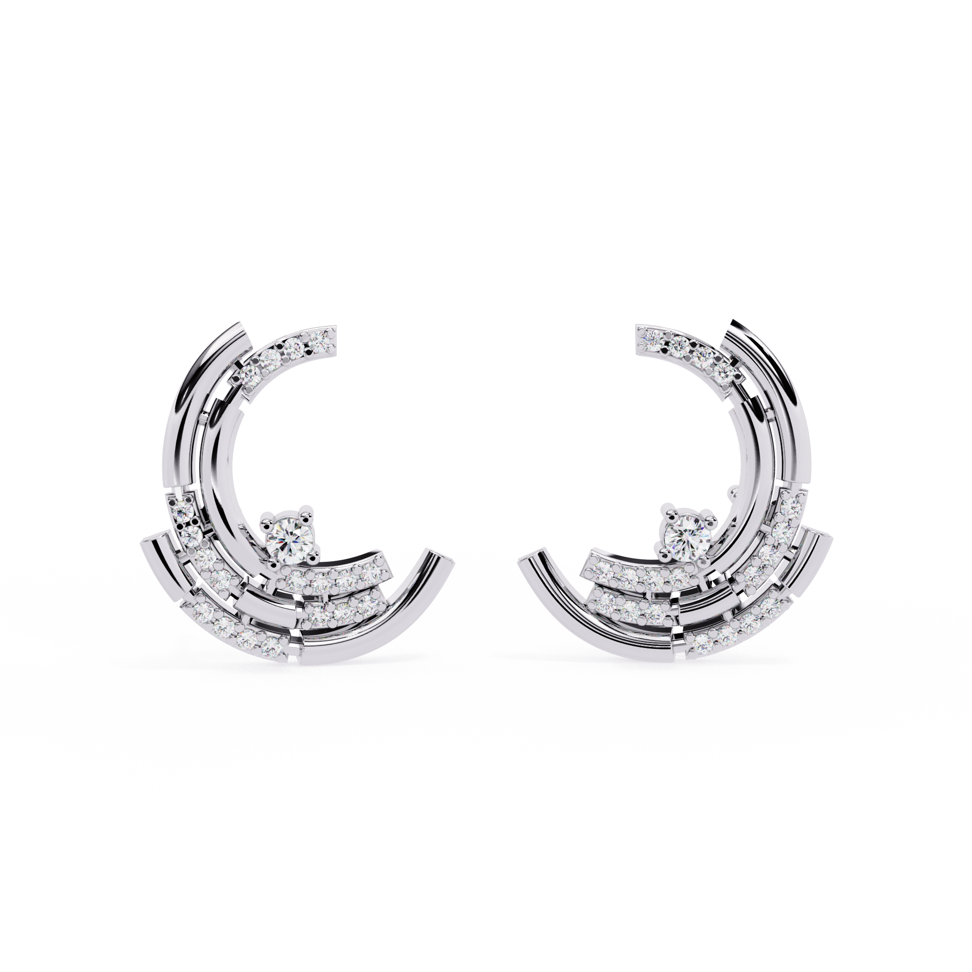 CRESCENT MOON EARRING