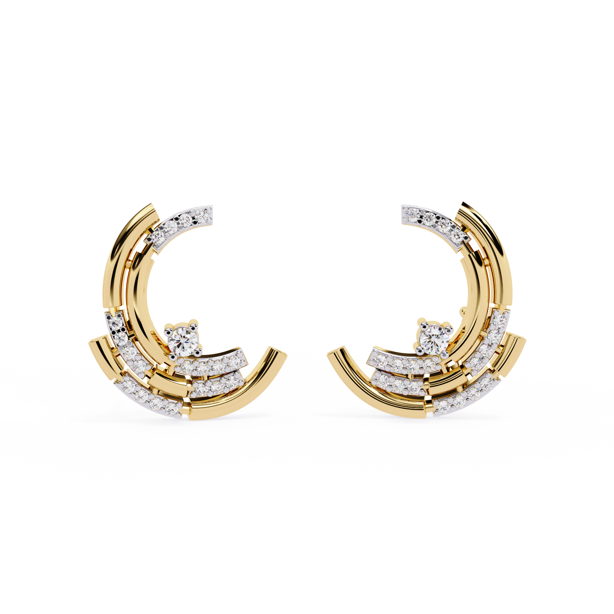 CRESCENT MOON EARRING