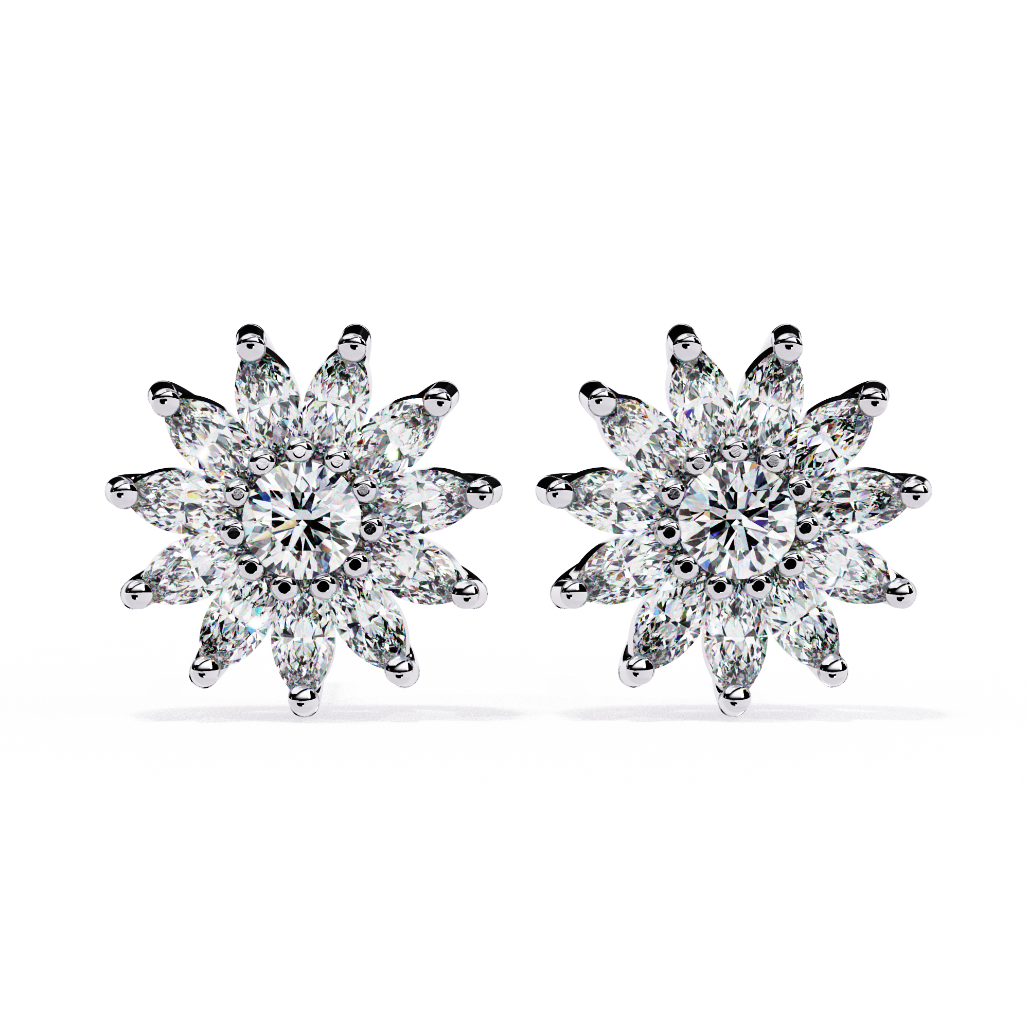 EARRING CARYL IN MARQUISE CUT