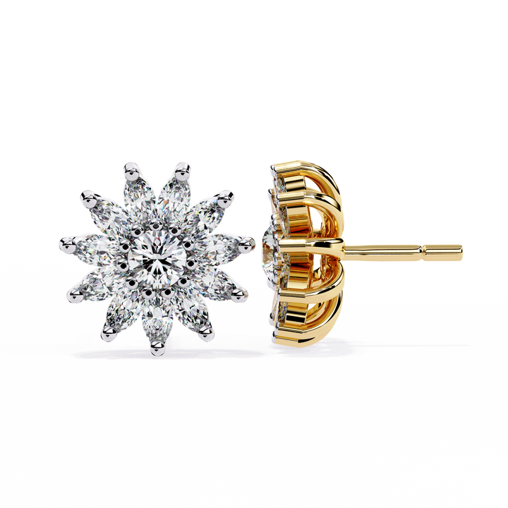 EARRING CARYL IN MARQUISE CUT