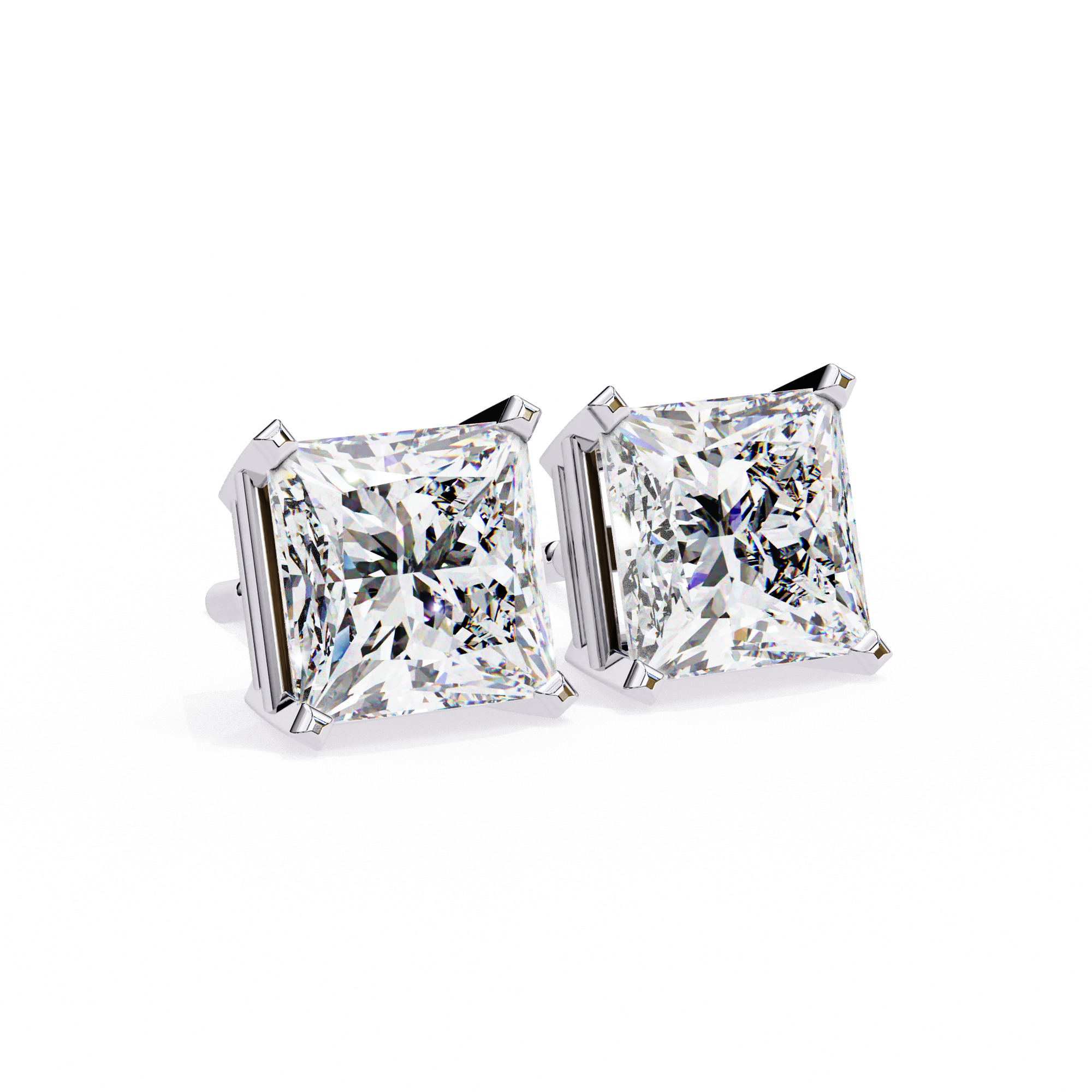 3.04CT PRINCESS STUDDS