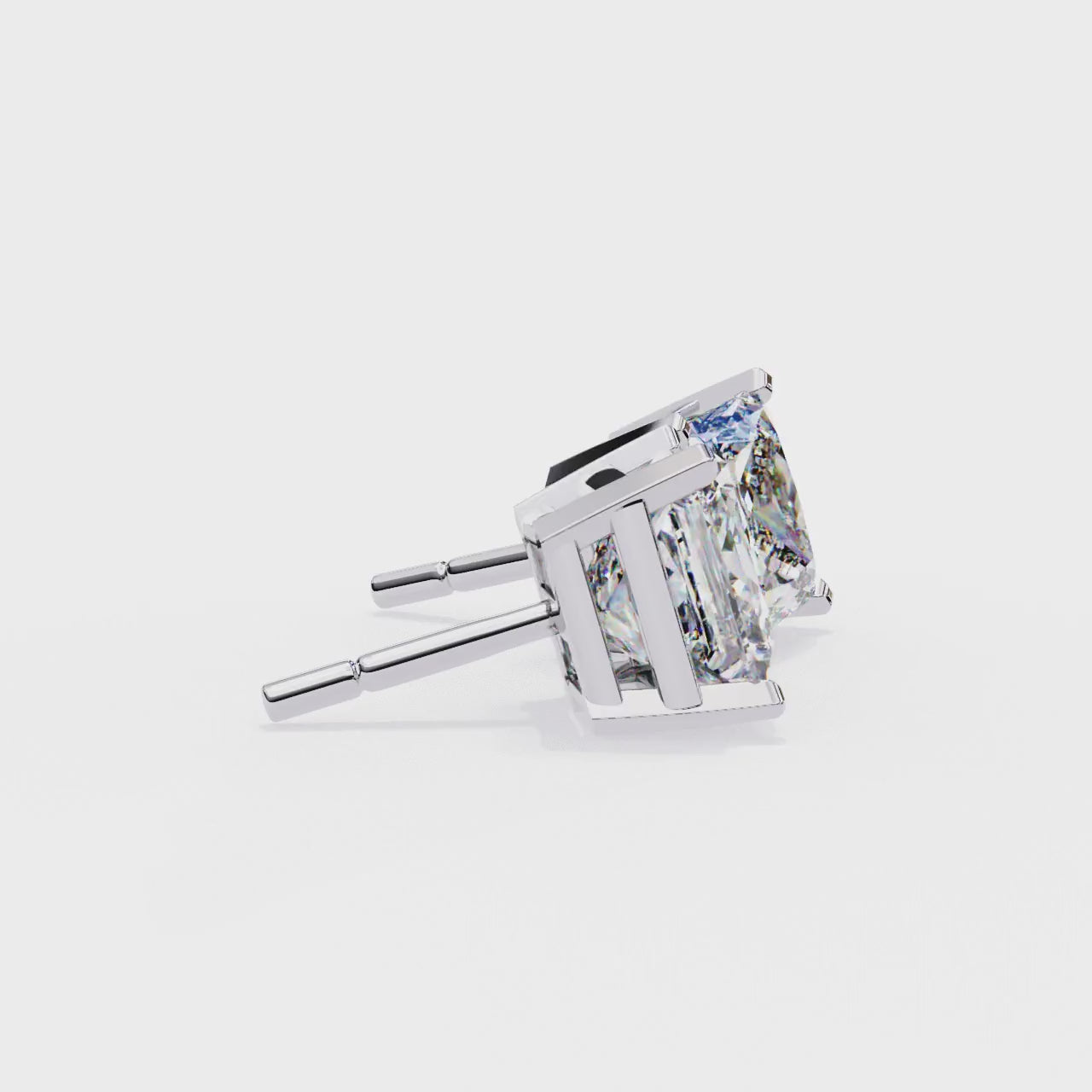 3.04CT PRINCESS STUDDS