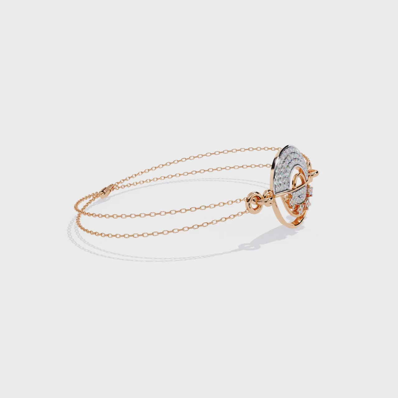 ROUND DIAMOND CHAIN BRACELET