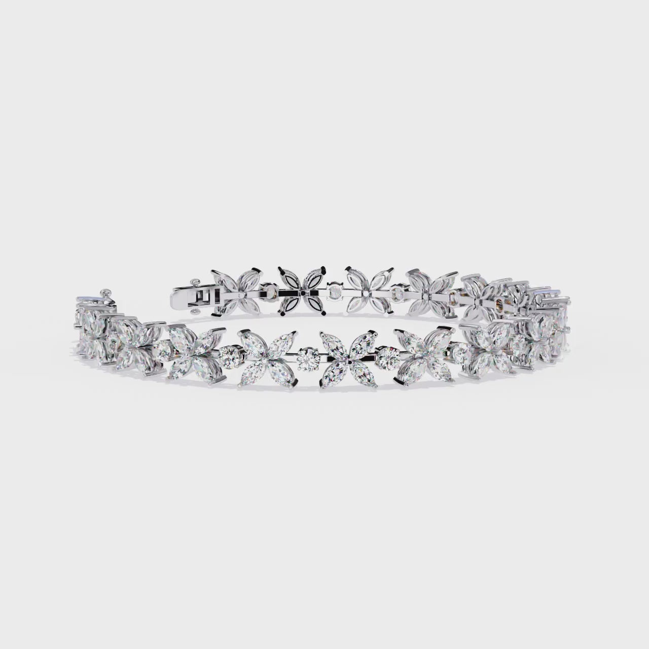 MARQUISE MIX CUT BRACELET