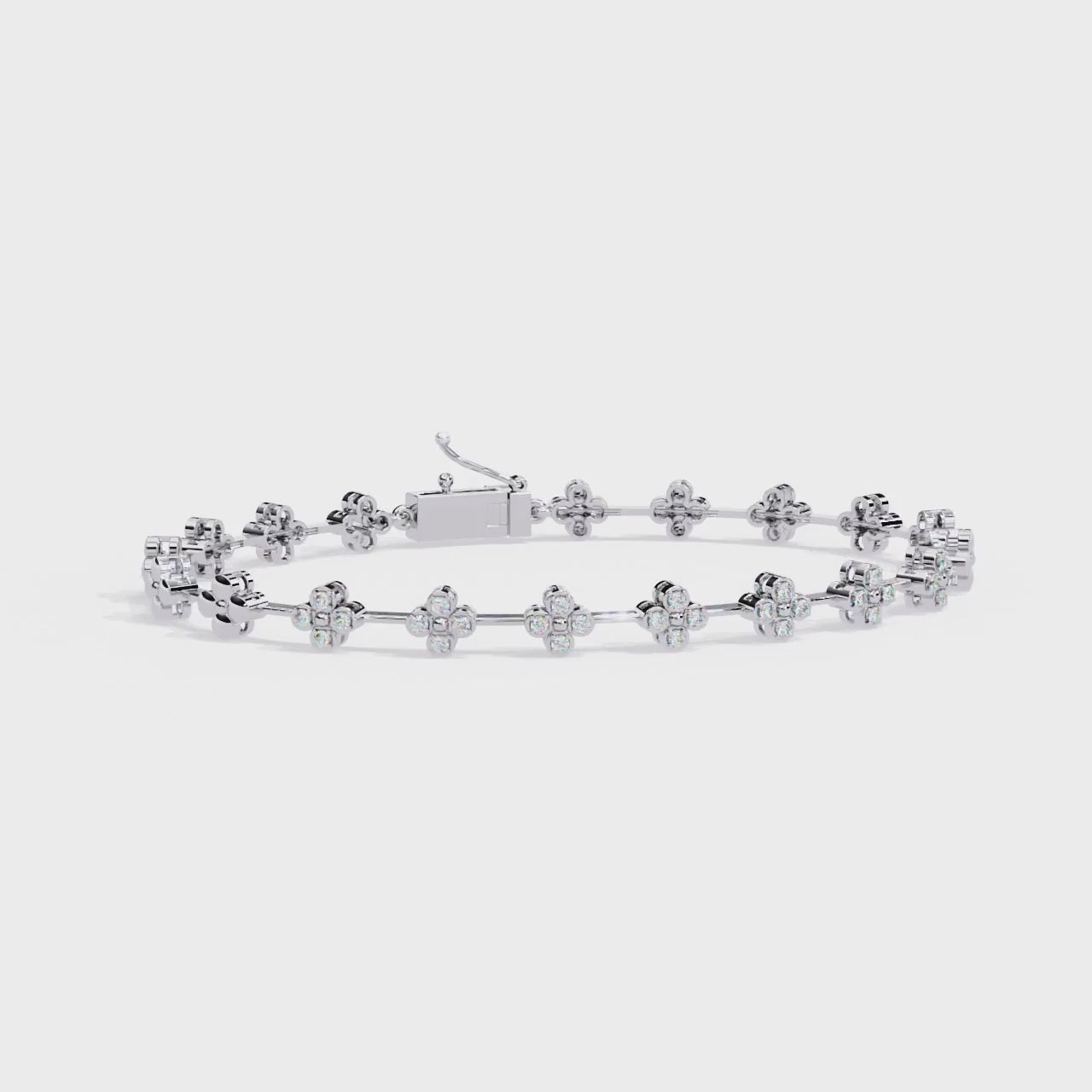 FLOWER TENNIS BRACELET