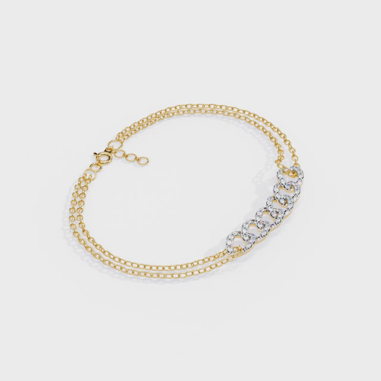LIGHT WEIGHT CLUSTER BRACELET