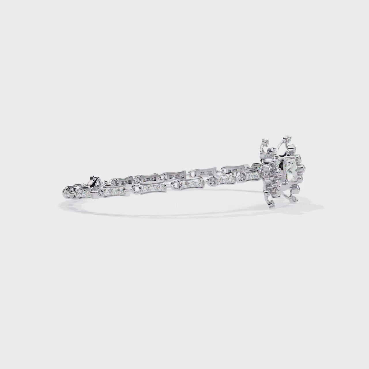 0.78CT PRINCESS BRACELET