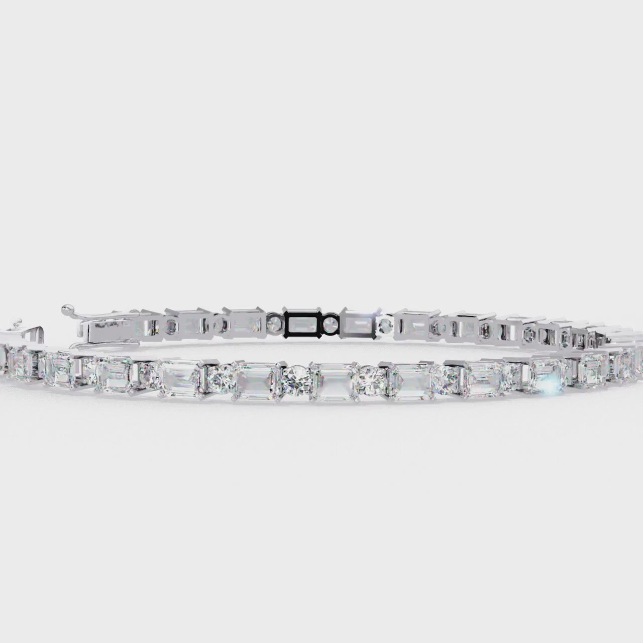 MIX CUT TENNIS BRACELET
